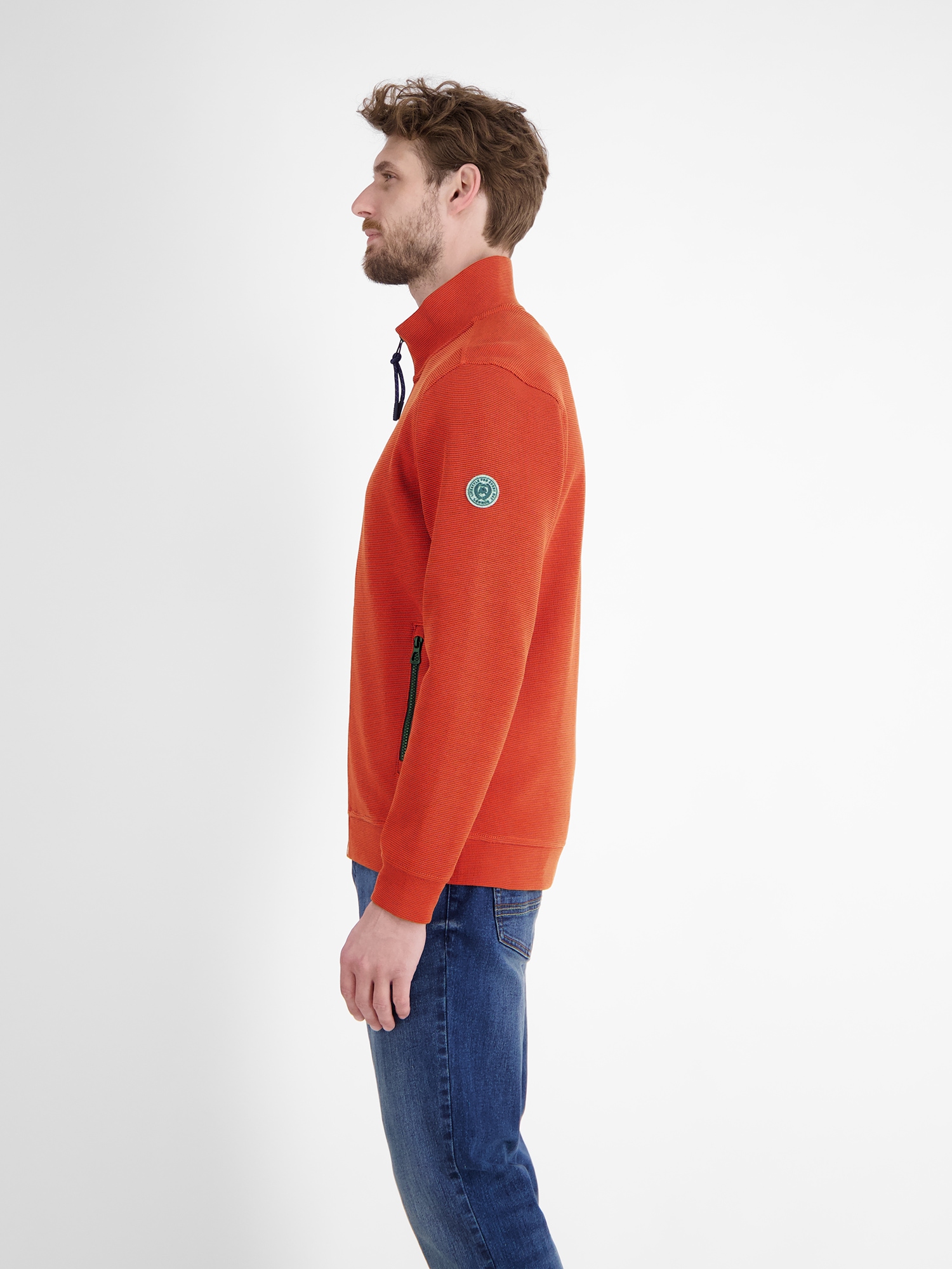 LERROS Sweatjacke »LERROS Sweatjacke in weicher Strukturqualität«