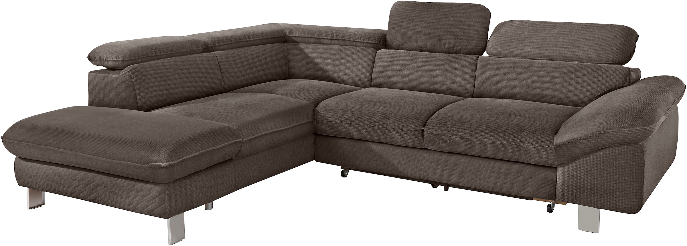 COTTA Ecksofa »Driver L-Form« mit Kopfteilverstellung, wahlweise mit Bettfunktion & Bettkasten