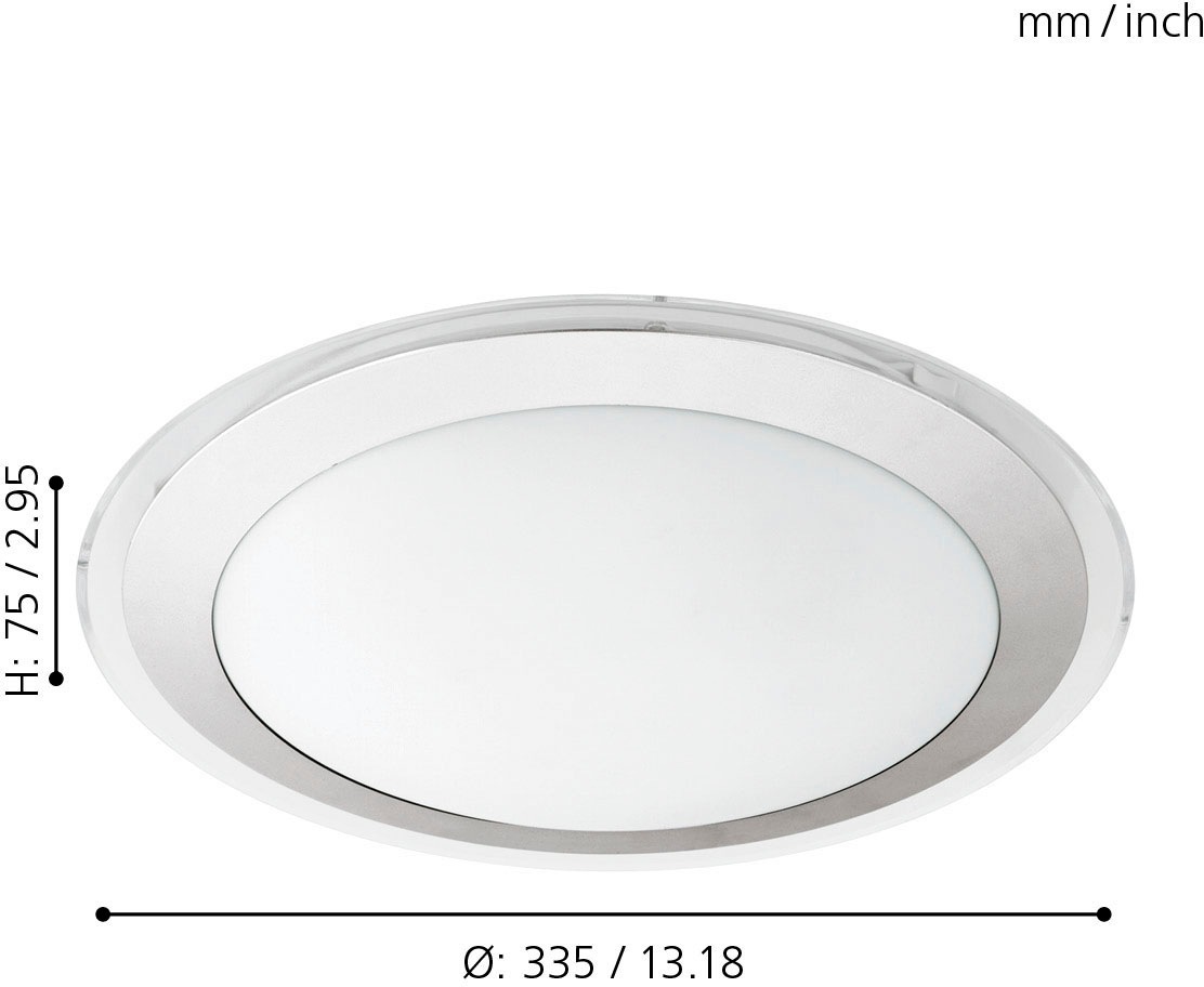 EGLO Deckenleuchte »COMPETA 1« LED-Board 1 Stk. Warmweiß Deckenlampe