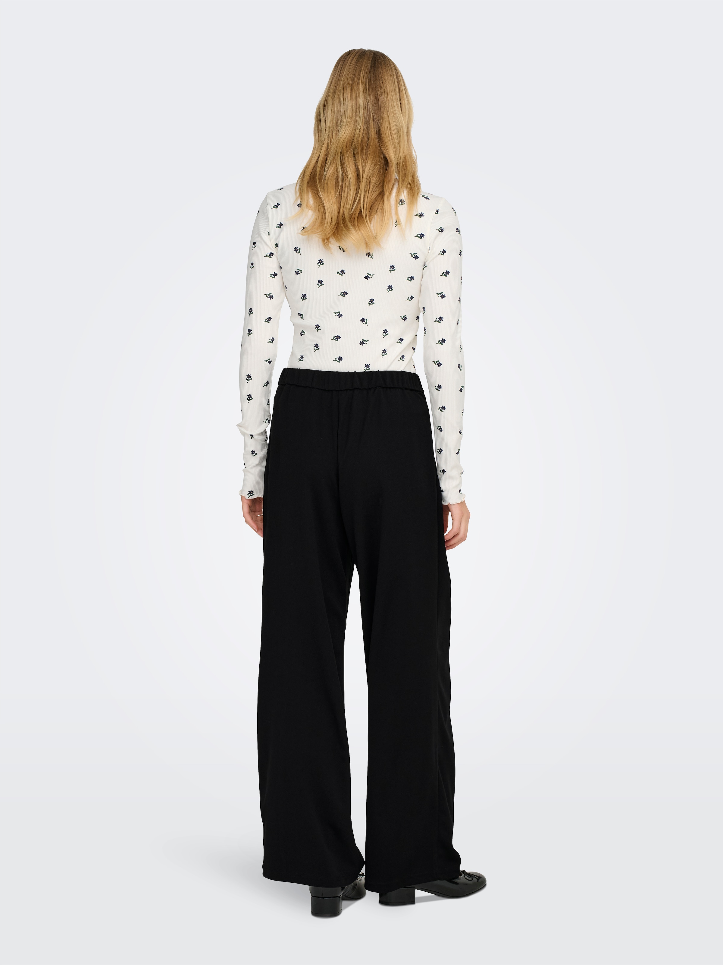 ONLY Anzughose »ONLSANIA LIFE WIDE BUCKLE PANT JRS«  Materialmix
