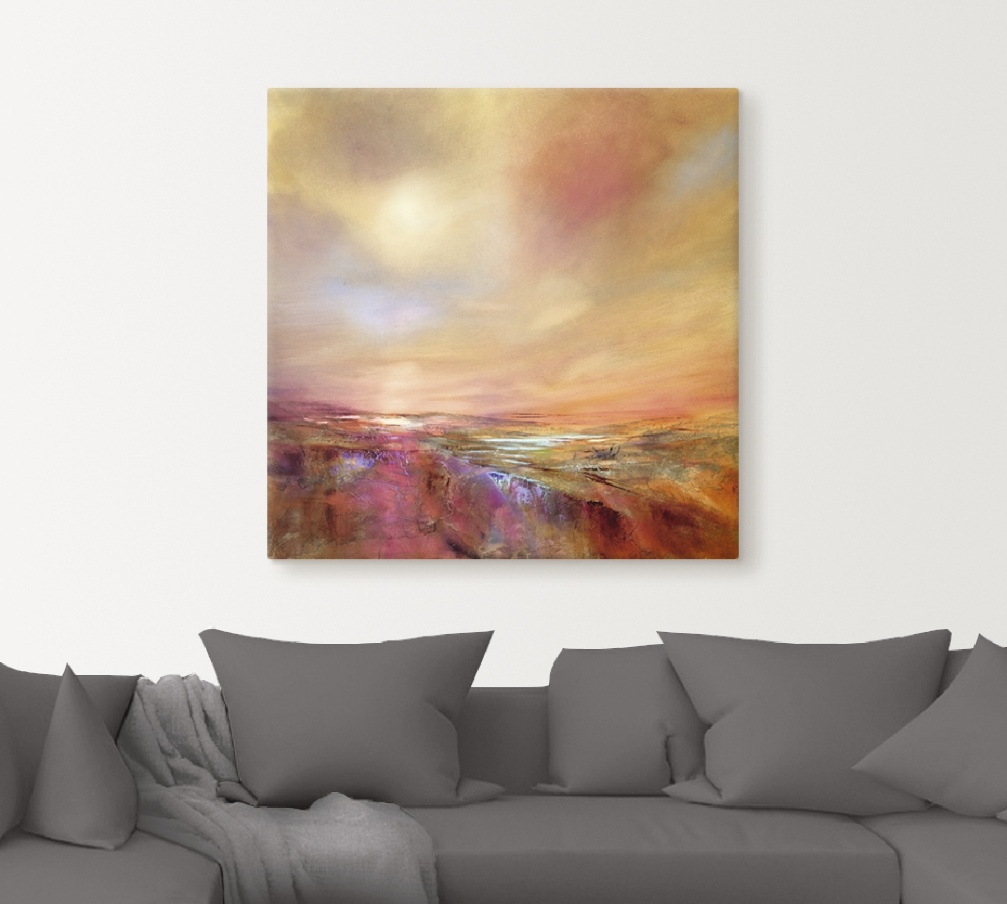 Artland Leinwandbild »Den Himmel berühren«, Berge, (1 St.), auf Keilrahmen gespannt
