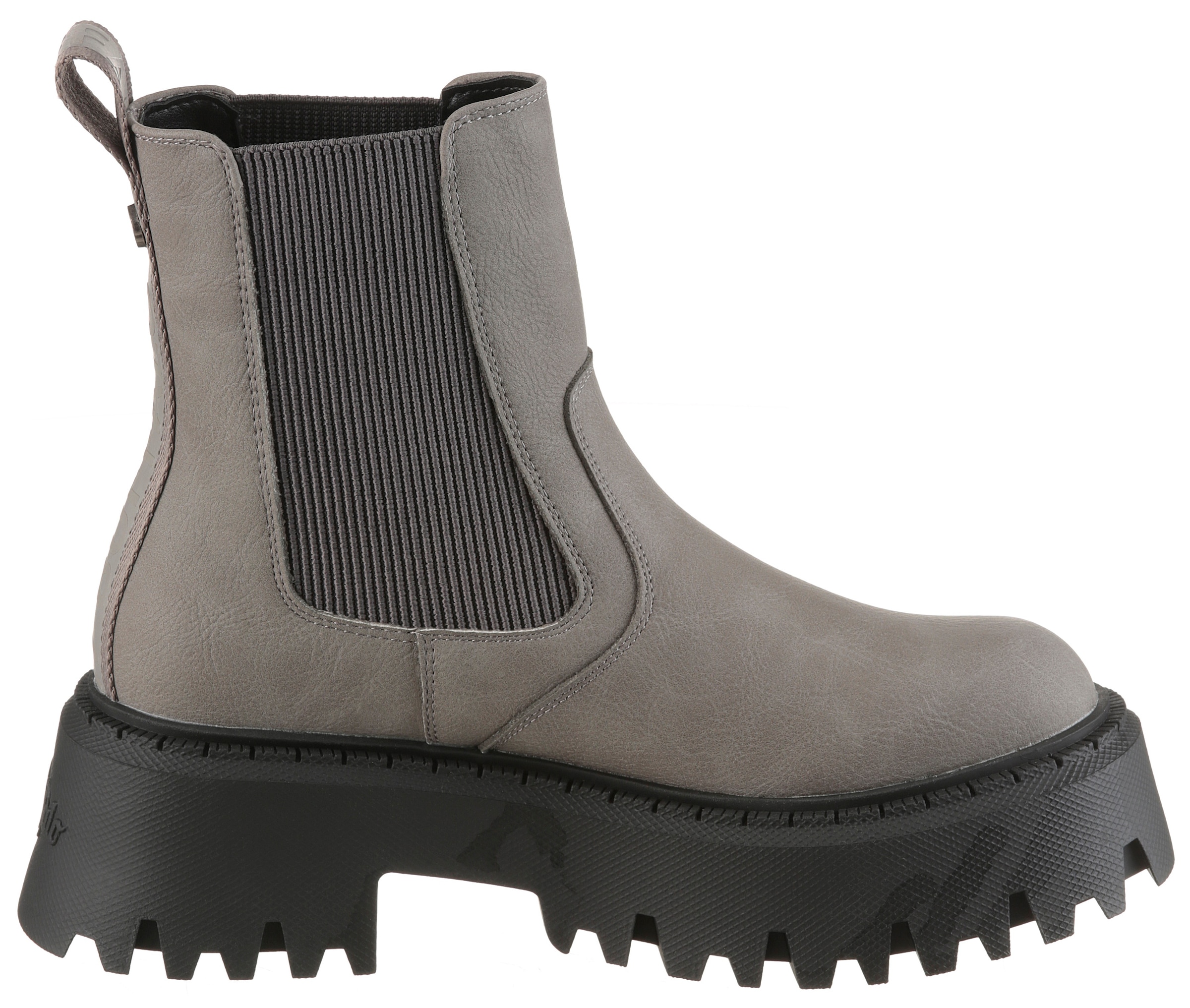 Buffalo Chelseaboots »Aspen Chelsea«  Plateauboots, Schlupfboots, Stiefelette mit Stretch und Profilsohle