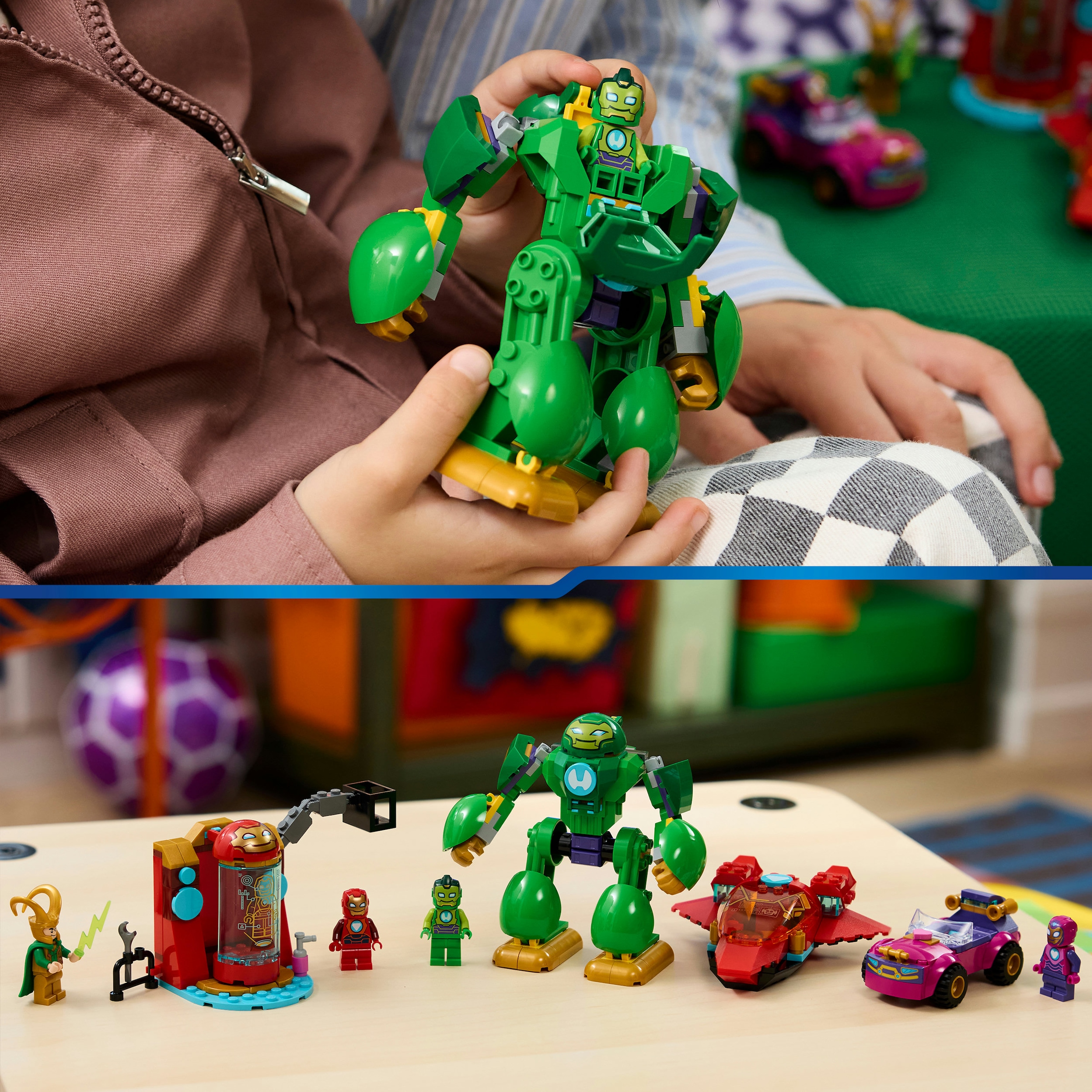 LEGO® Konstruktionsspielsteine »Loki vs. Team Iron Man (11211), LEGO Disney Junior Marvel« Made in Europe