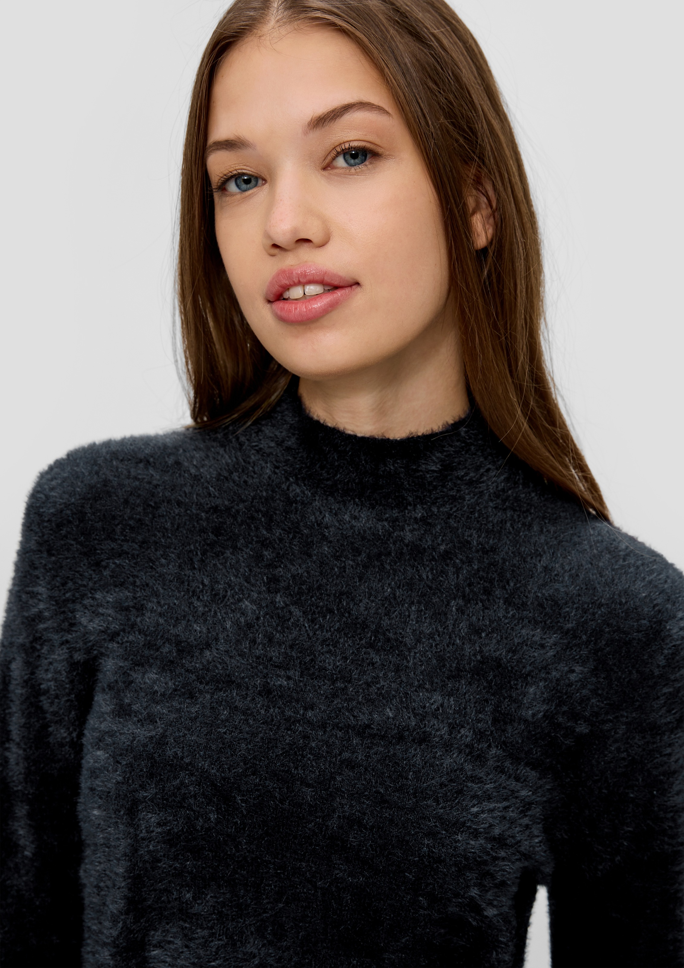 QS Strickpullover, im hüftlangen Schnitt