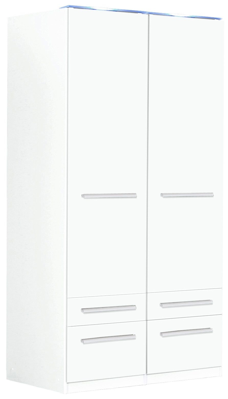 priess Kleiderschrank »Schrank Garderobe Wäscheschrank Barcelona in 5 Breiten«, viel Stauraum, geräumige Schubkästen, mit Spiegel, MADE IN GERMANY