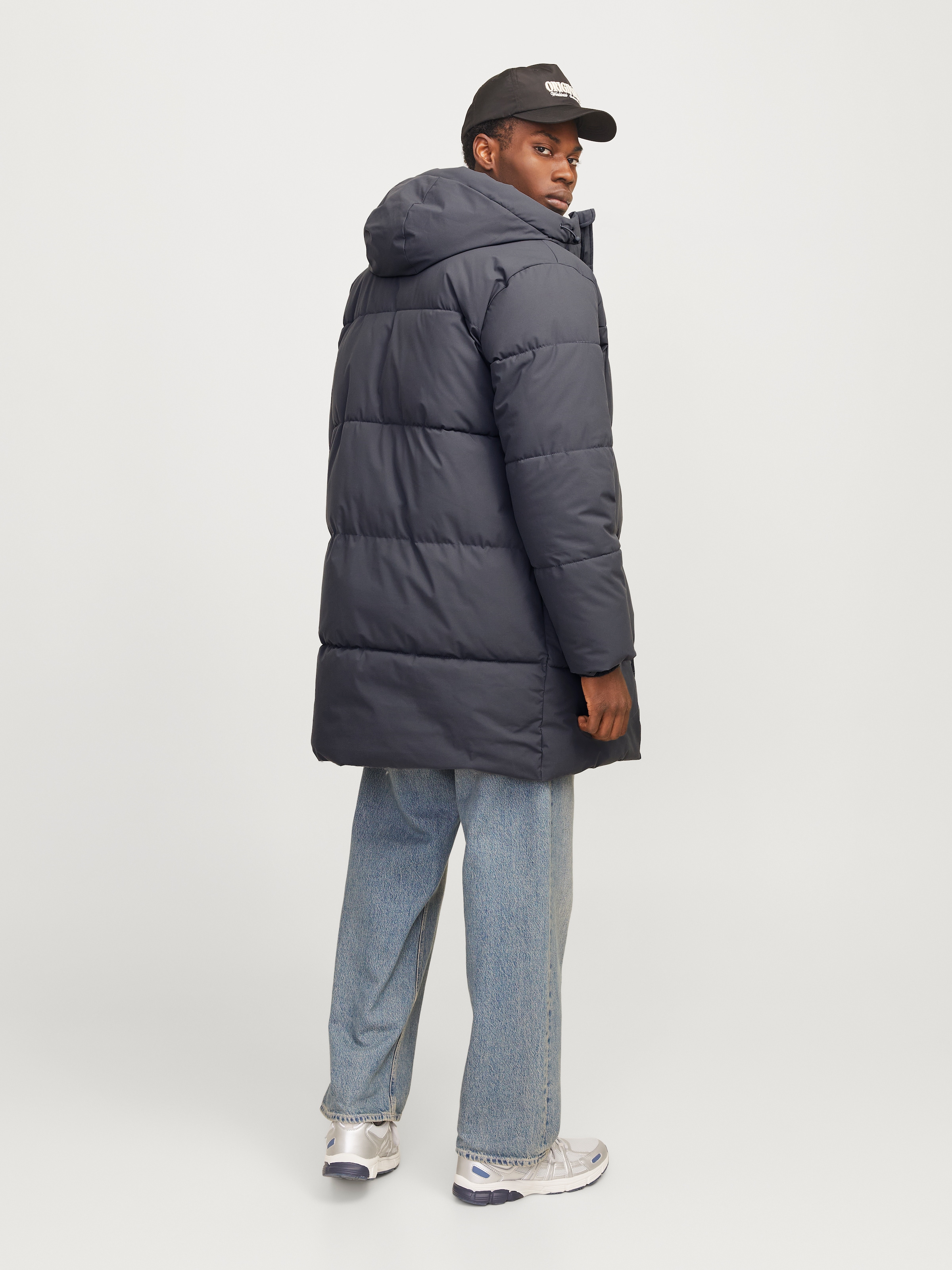 Jack & Jones Steppjacke »JORVESTERBRO LONG PUFFER AW24 SN«, mit Kapuze