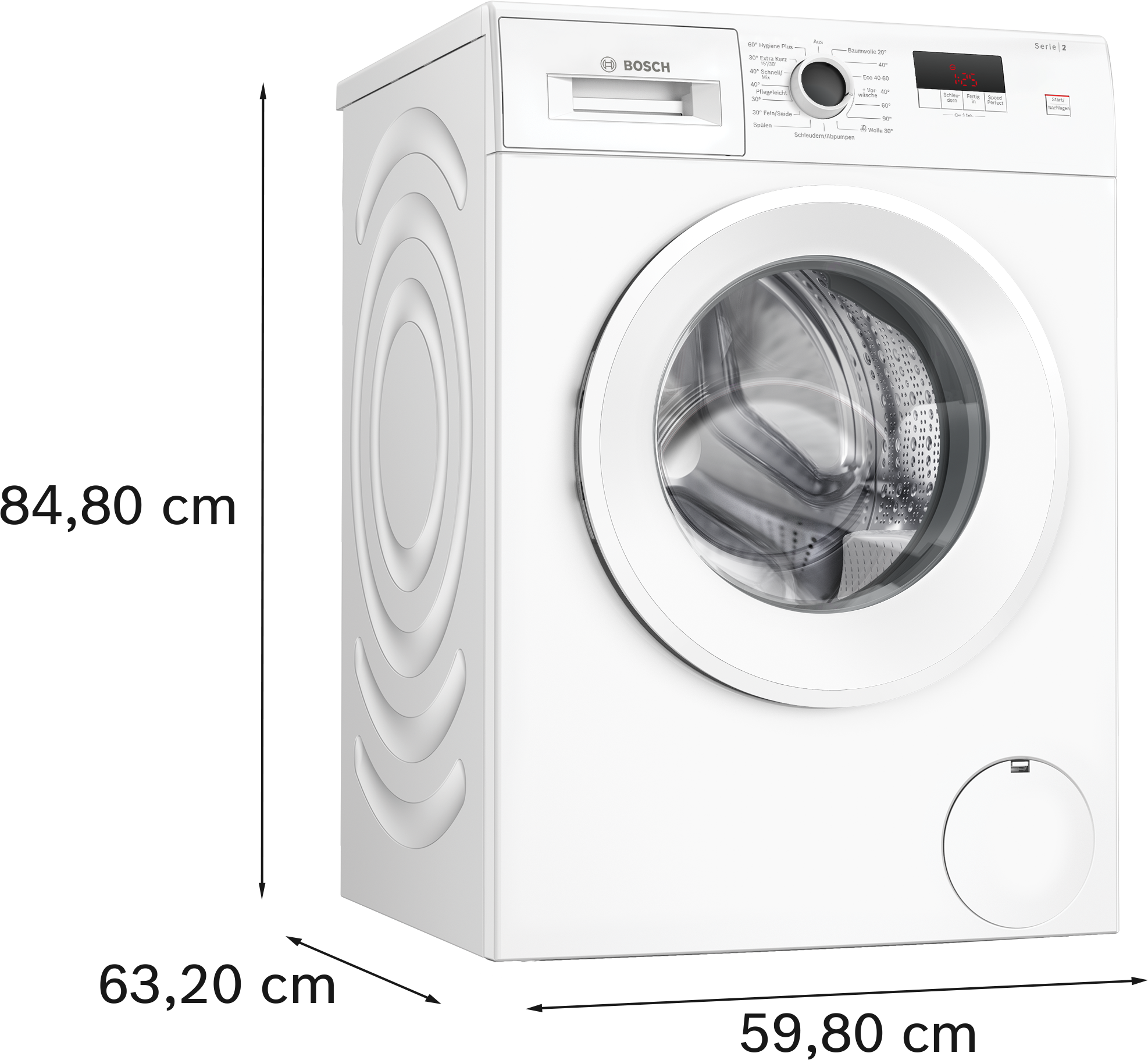 BOSCH Waschmaschine Serie 2 »WGE02420« 7 kg 1400 U/min