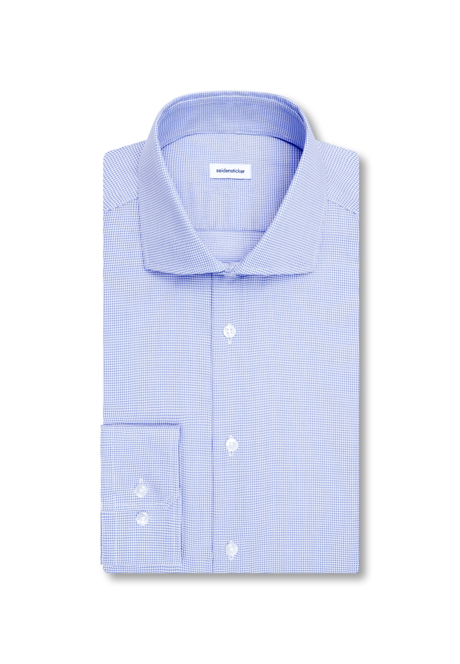 seidensticker Businesshemd »Schwarze Rose« Slim 1/1 Kentkragen Struktur