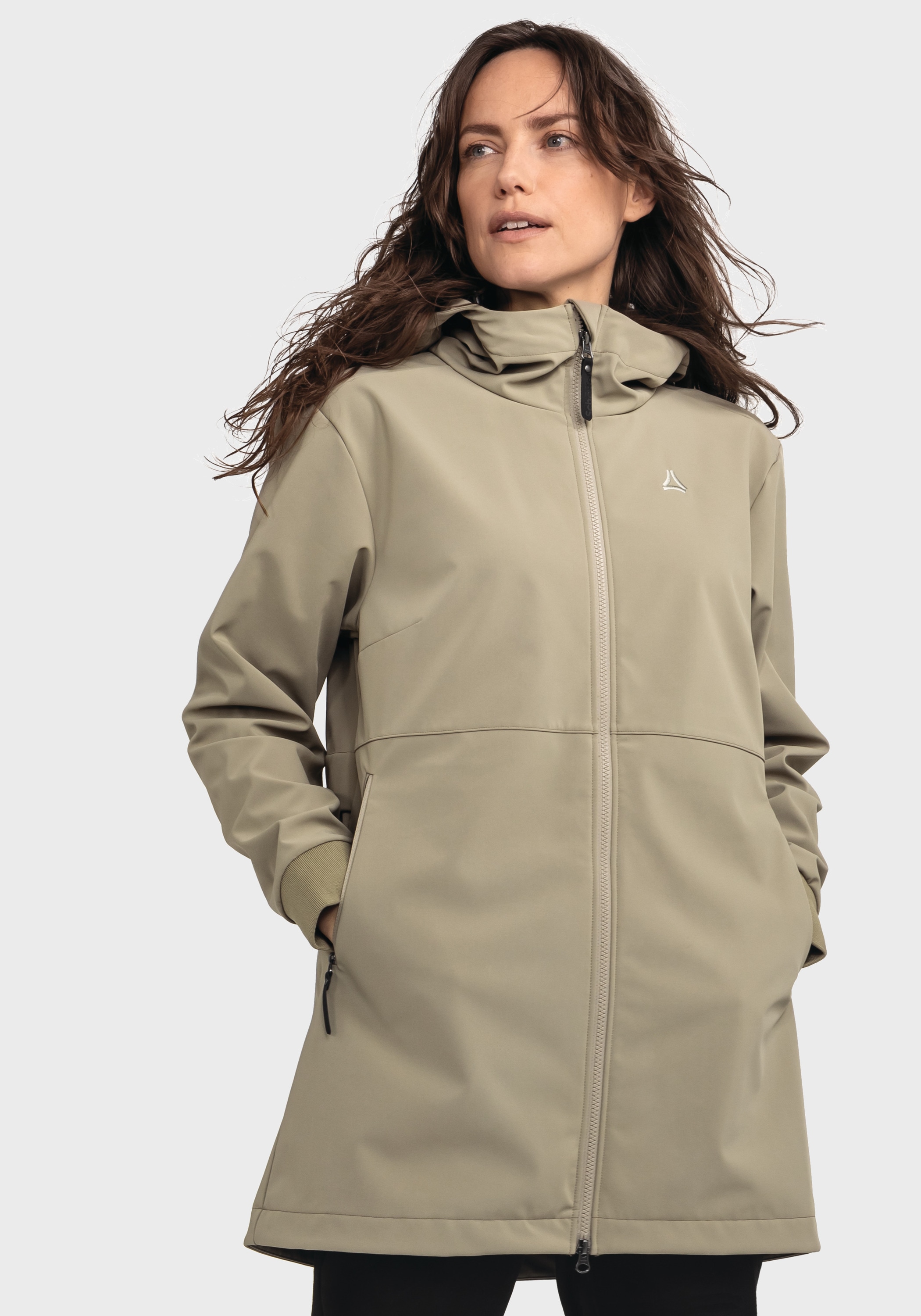 Schöffel Outdoorjacke »Urban Softshell Jk Style Suavio WMS«, mit Kapuze