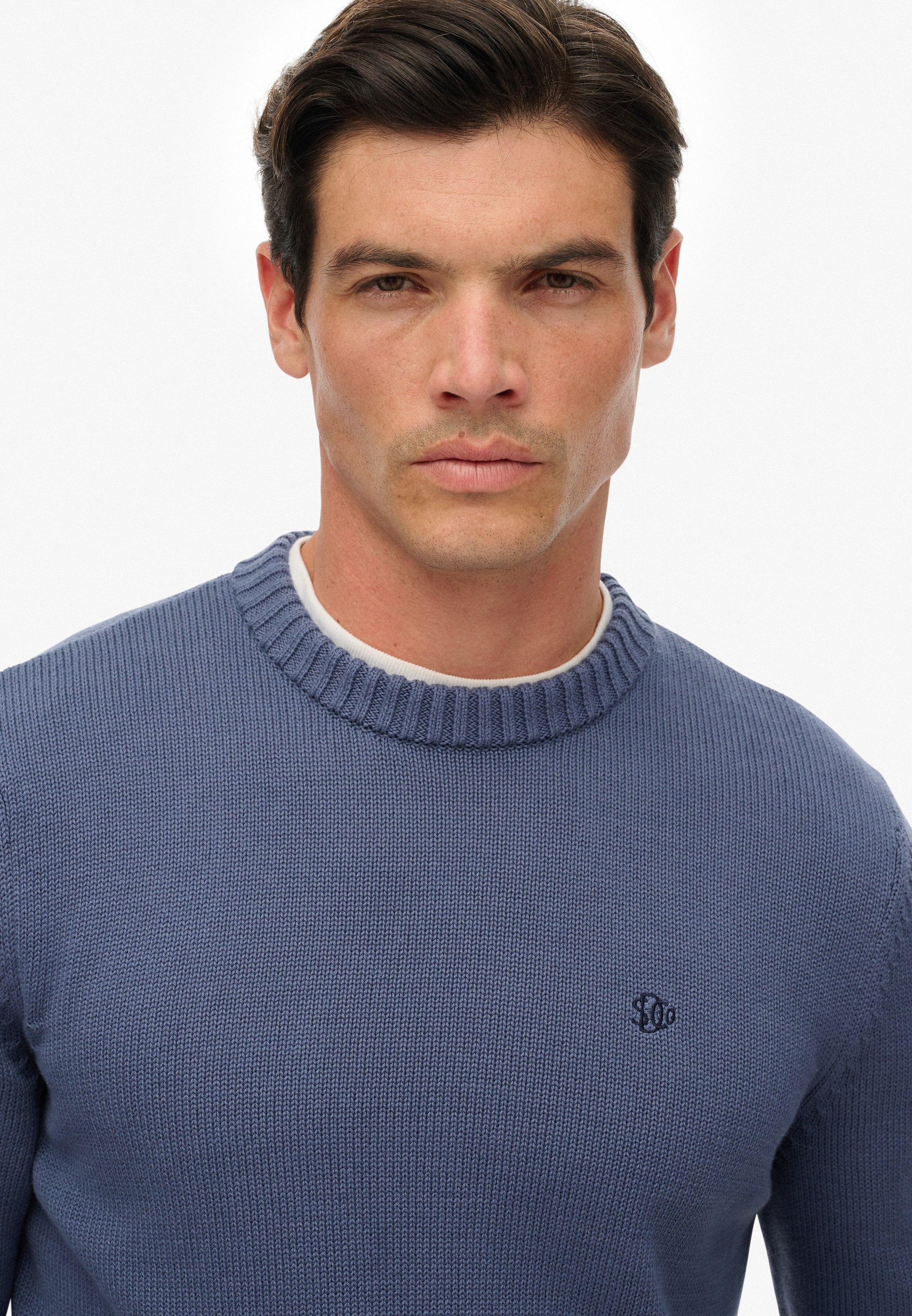 Superdry Strickpullover »PREPPY COTTON JUMPER« Baumwolle, regular fit
