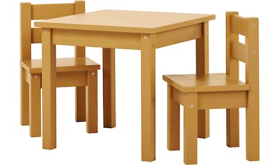 Kindersitzgruppe »MADS Kindersitzgruppe«, (Set, 4 tlg., 1 Tisch, 3 Stühle), in vielen...