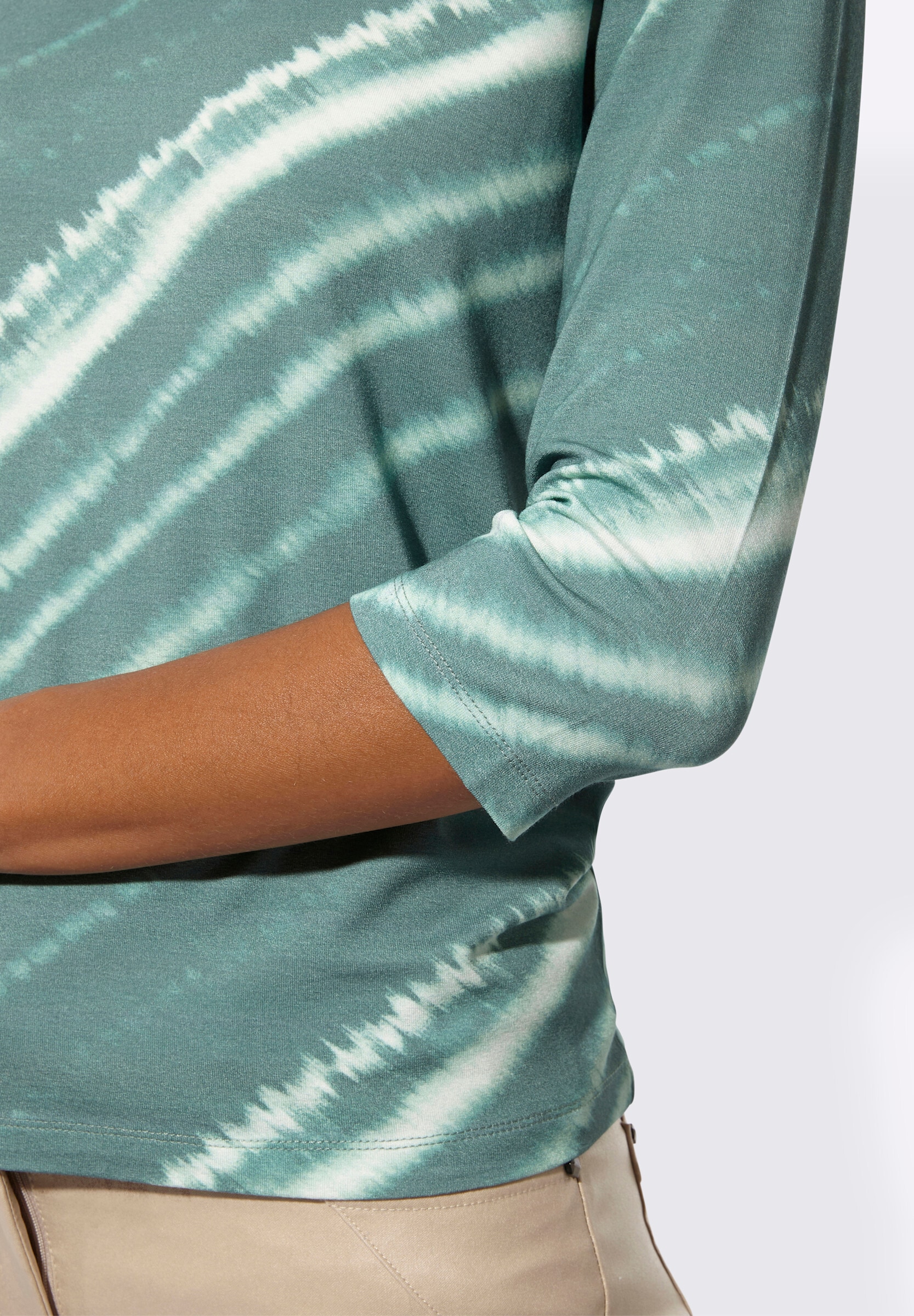 creation L T-Shirt »Shirt Shirt im modischen Farbverlauf«