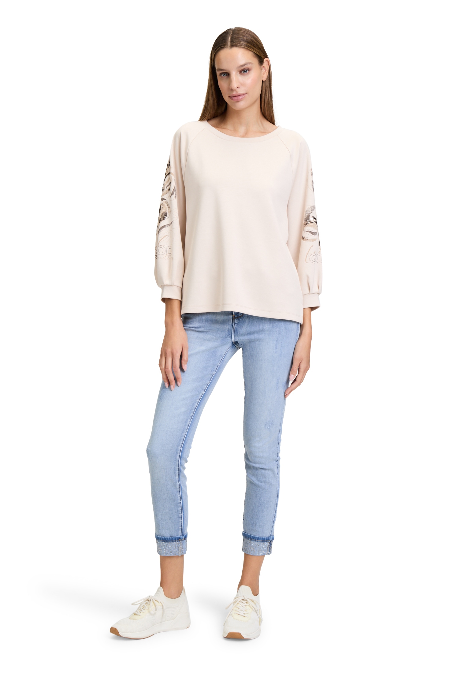 Betty Barclay Sweatshirt »Sweatshirt mit Trompetenärmeln«