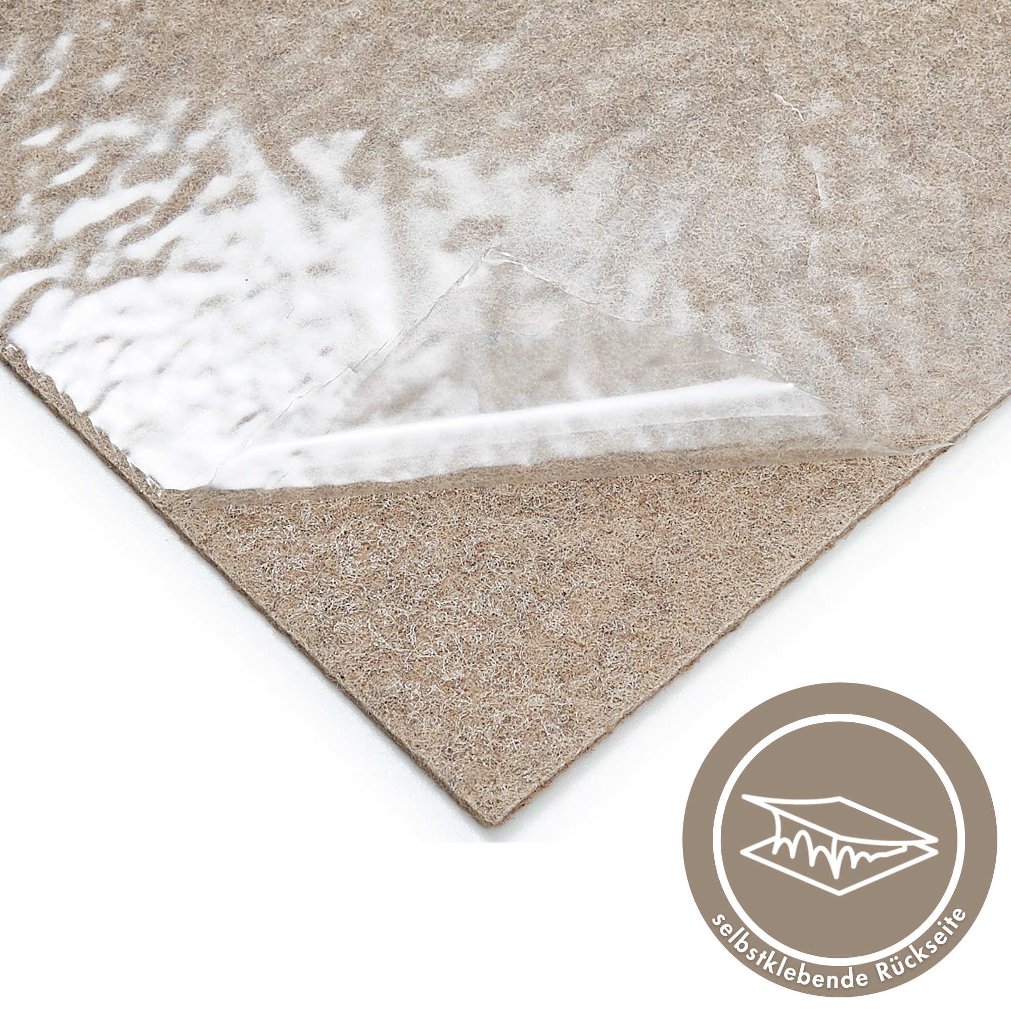 Andiamo Teppichfliese »Skandi, selbstklebend«, rechteckig, 4 mm Höhe, 40x40 cm, 25 Stück (4 qm), 50 Stück (8 qm) oder 100 Stück (16 qm)