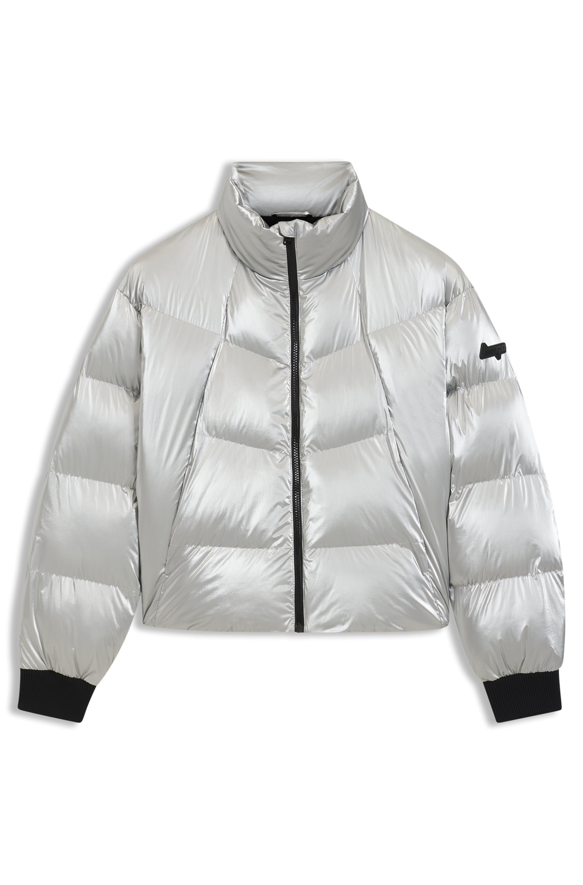 HUGO Blue Steppjacke »Fiorella« in verkürzter Länge, Kordelzug im Saum