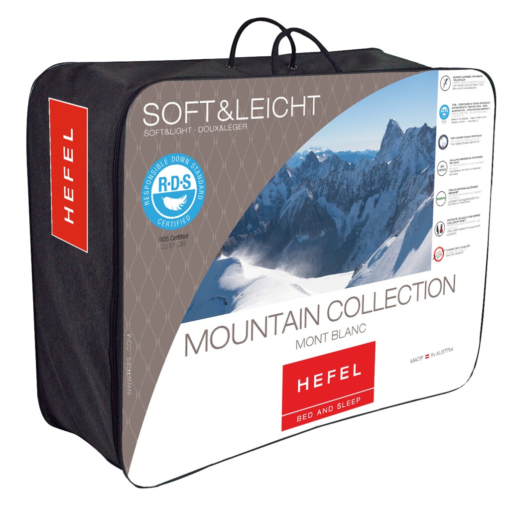 Hefel Sommerbettdecke »Mont Blanc«, leicht, (1 St.)
