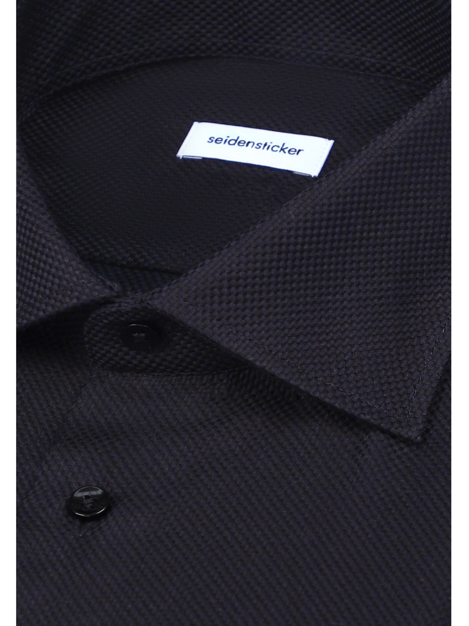 seidensticker Businesshemd »Schwarze Rose« Regular 1/1 Kentkragen Struktur