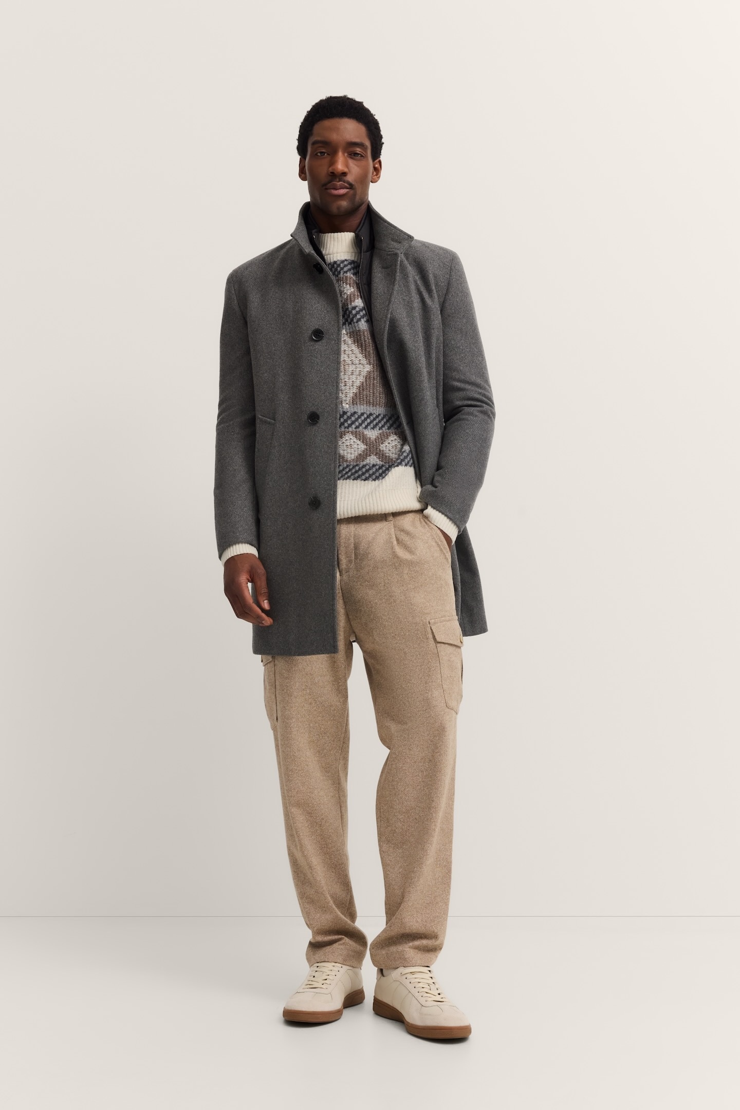 bugatti Kurzmantel »Westen-Einsatz« Modern Fit mit Flexcity Stretch Einsätzen