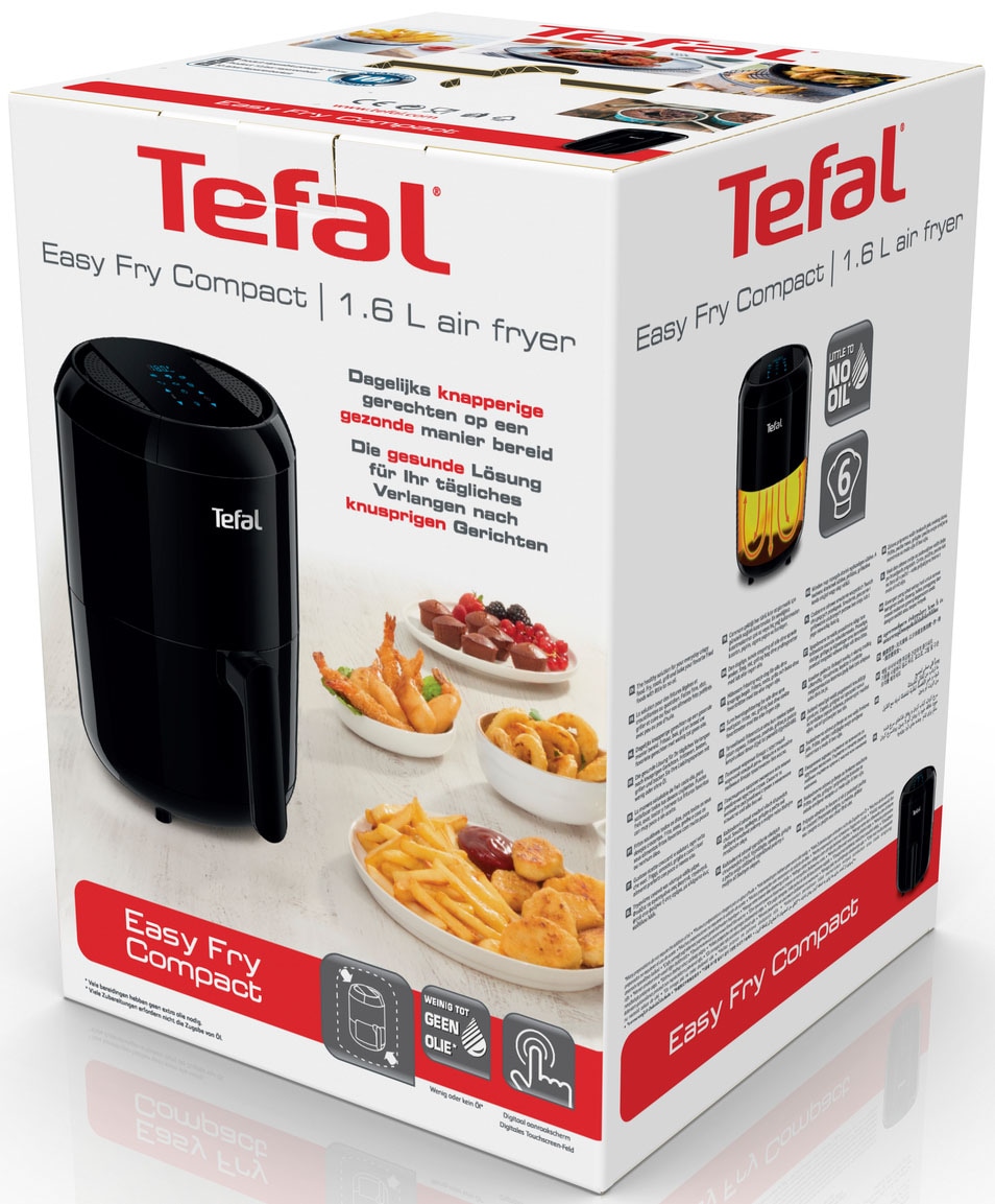 Tefal Heißluftfritteuse »EY3018 Easy Fry Compact«, 1030 W, Fassungsvermögen 1,6 l, für bis zu 2 Portionen, gesund mit wenig bis gar kein Öl, EY3018