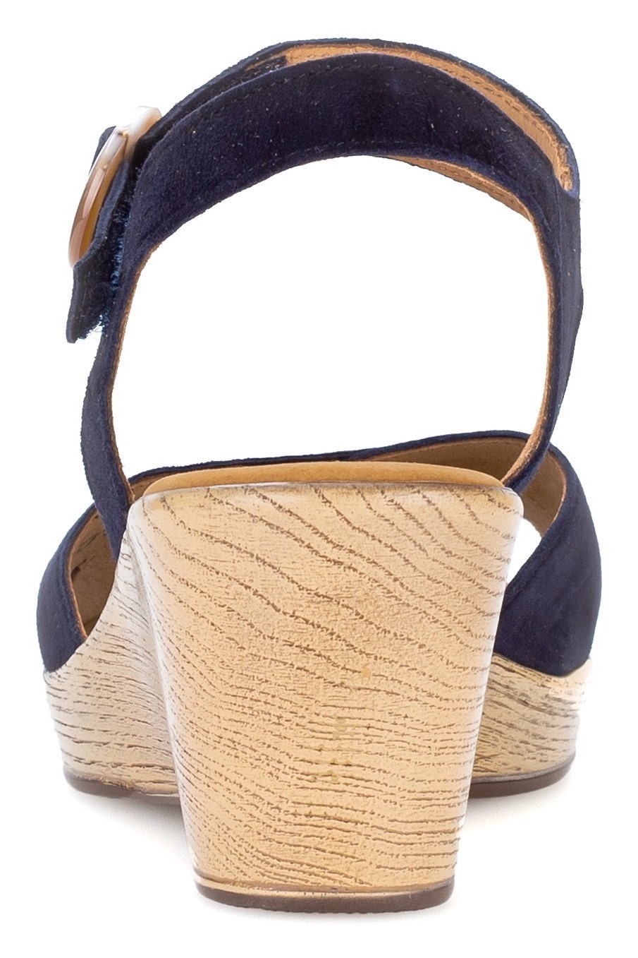 Gabor Keilsandalette, Sommerschuh, Sandale, Riemchensandalette mit Keilabsatz in Holzoptik
