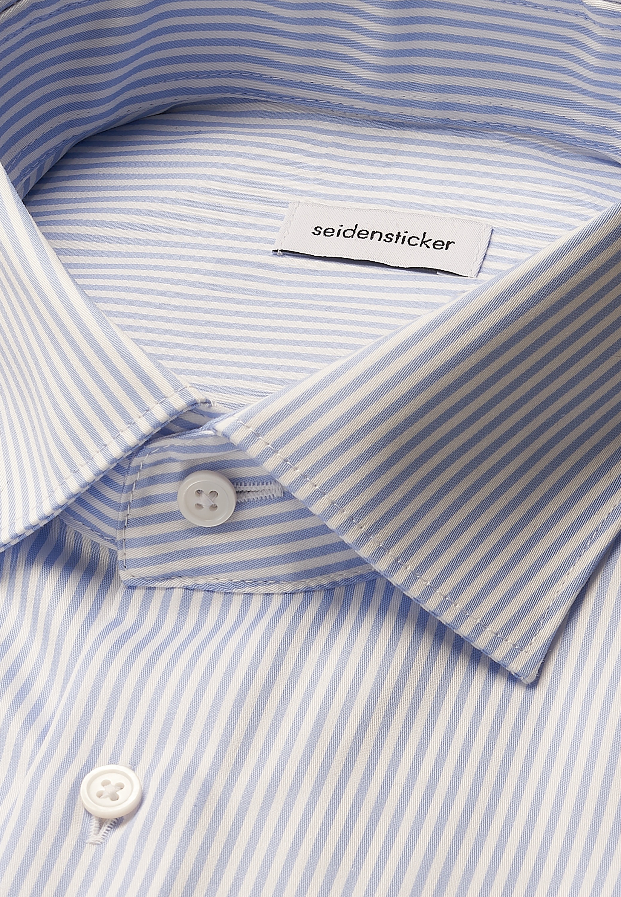 seidensticker Businesshemd »Schwarze Rose«, Slim 1/1 Kentkragen Gestreift