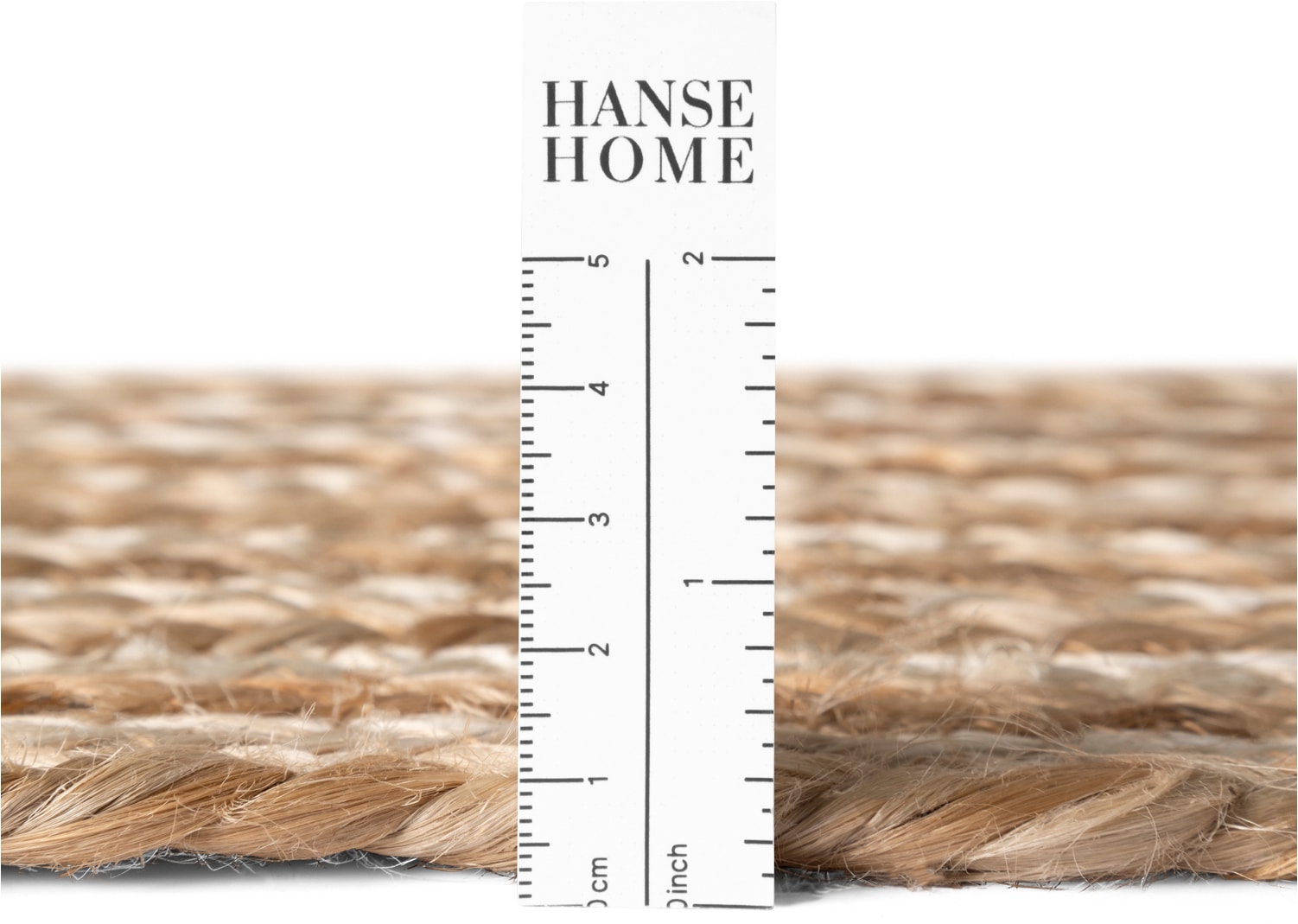 HANSE Home »Juno Line  Juteteppich« rechteckig 9 mm Höhe Jute, Shape, Handgemacht, Wohnzimmerteppich, Naturteppich, Wohnzimmer