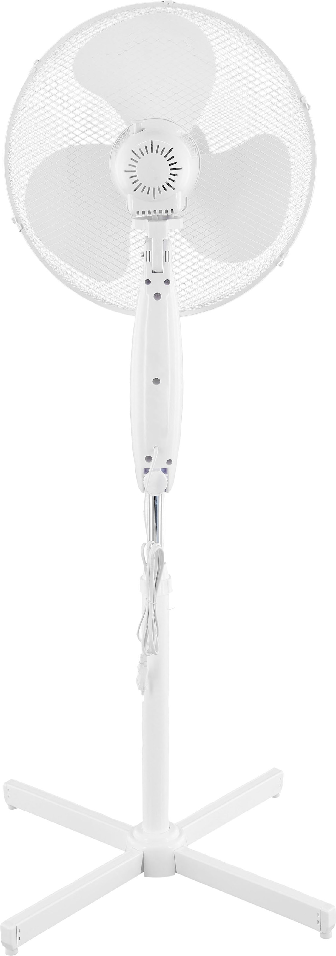 exquisit Standventilator »VS 35064 we« Ø 40 cm, Metall, inkl Oszillation & 50 W Leistung