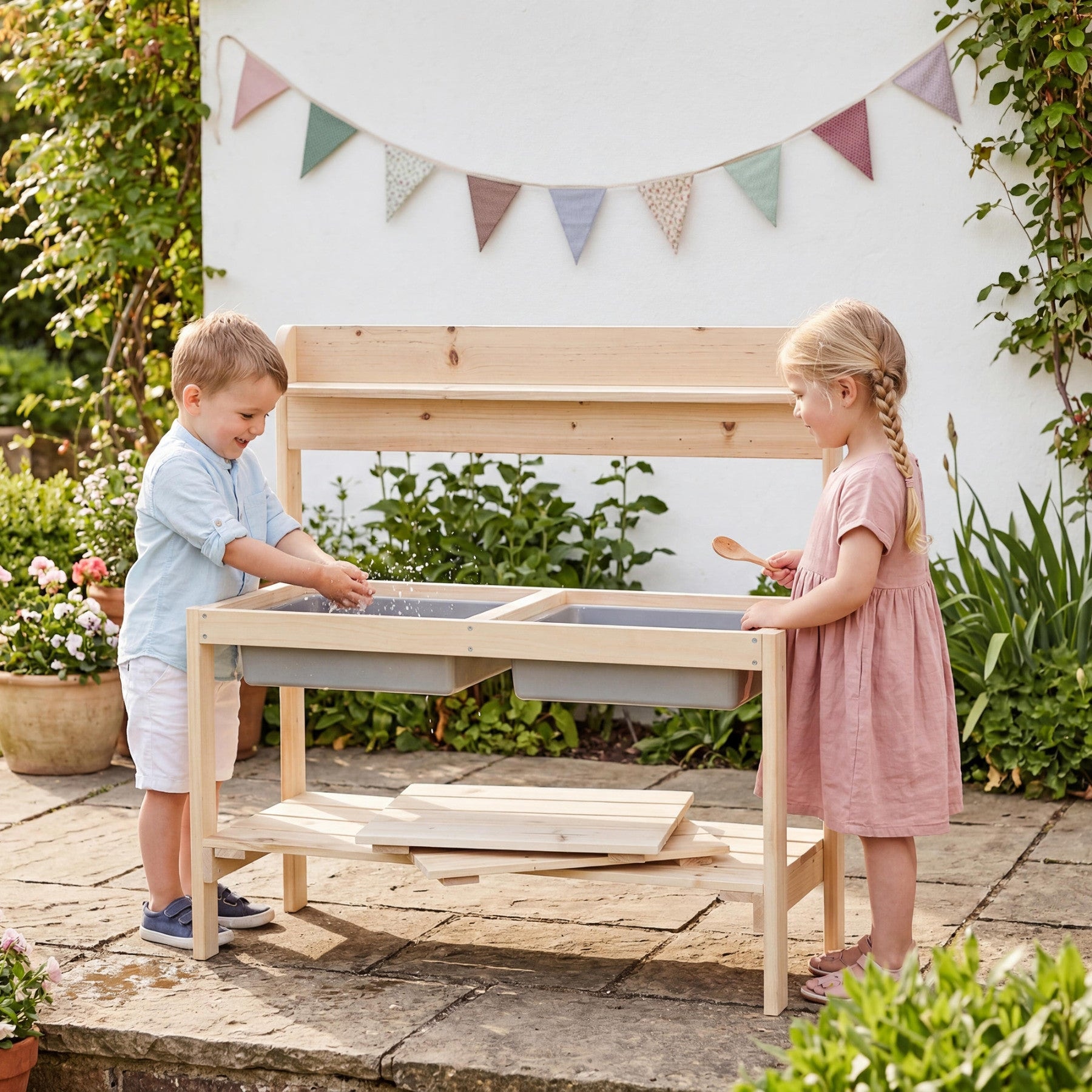 roba® Outdoor-Spielküche »Outdoor+ FUN mit Spielwanne«