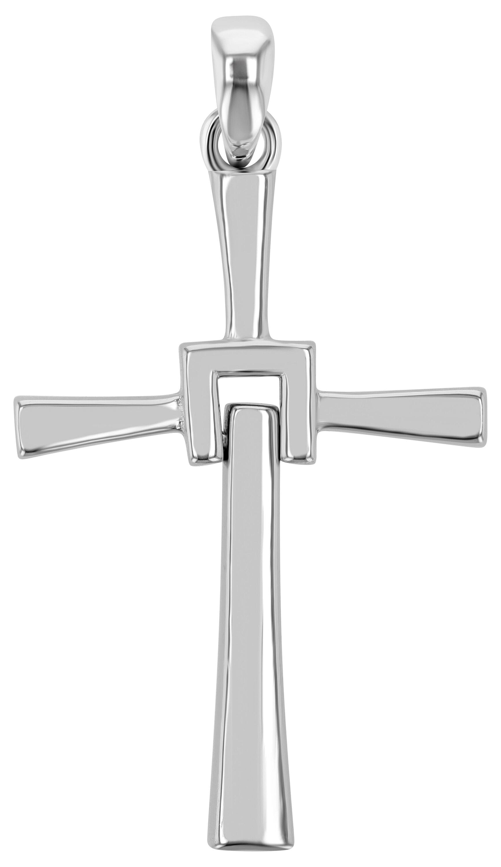 Adelia´s Kreuzanhänger »Unisex Anhänger ¿ Kreuz Kreuzanhänger aus 925 Silber«