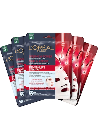 Gesichtsmaske »L'Oréal Paris Set: 5x Revitalift Laser Tuchmasken«
