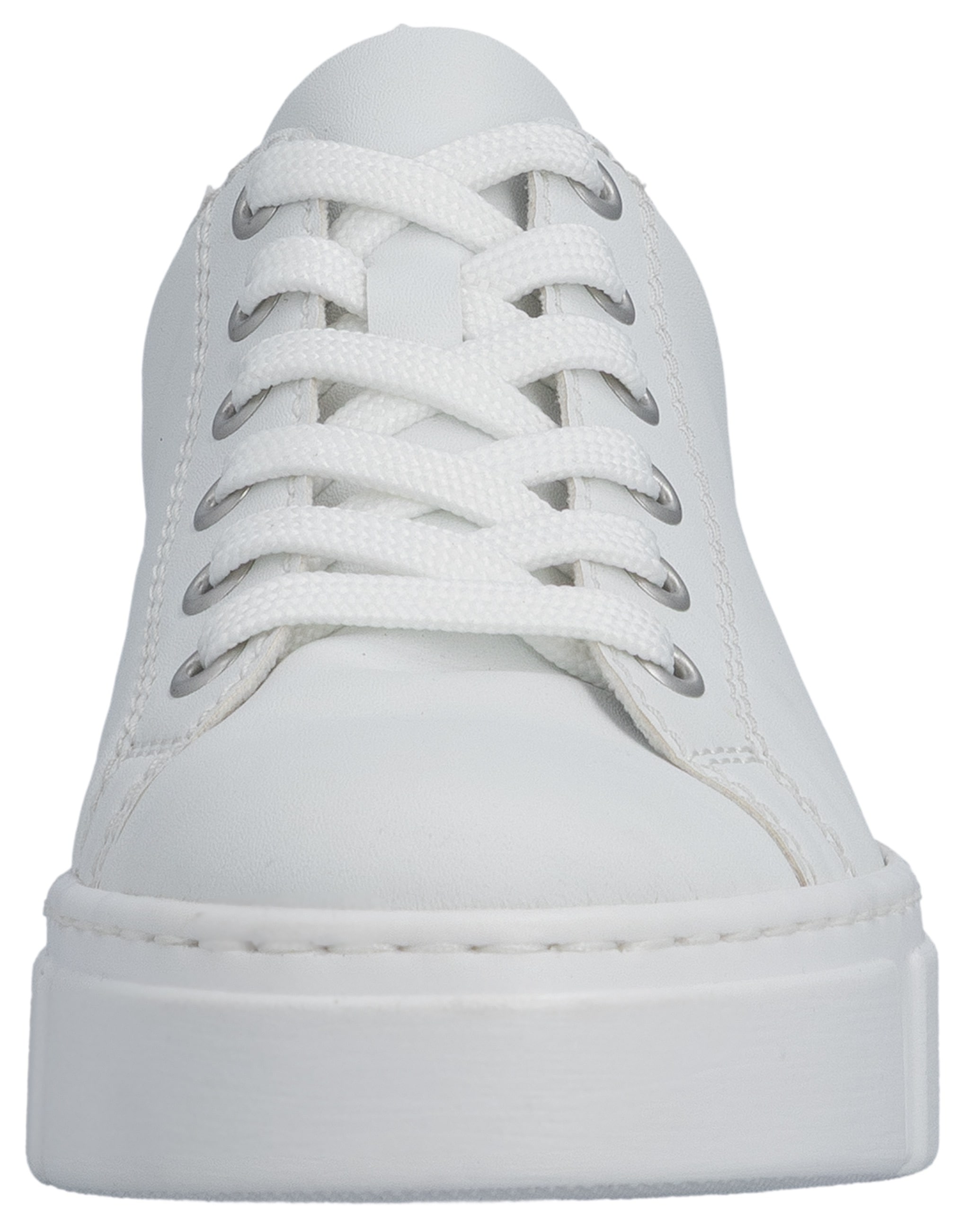Rieker Plateausneaker  in monochromer Optik, Freizeitschuh, Halbschuh, Schnürschuh