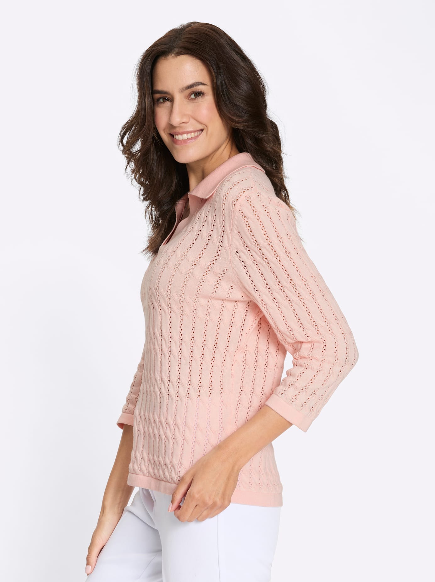 Inspirationen Polokragenpullover »Polopullover«