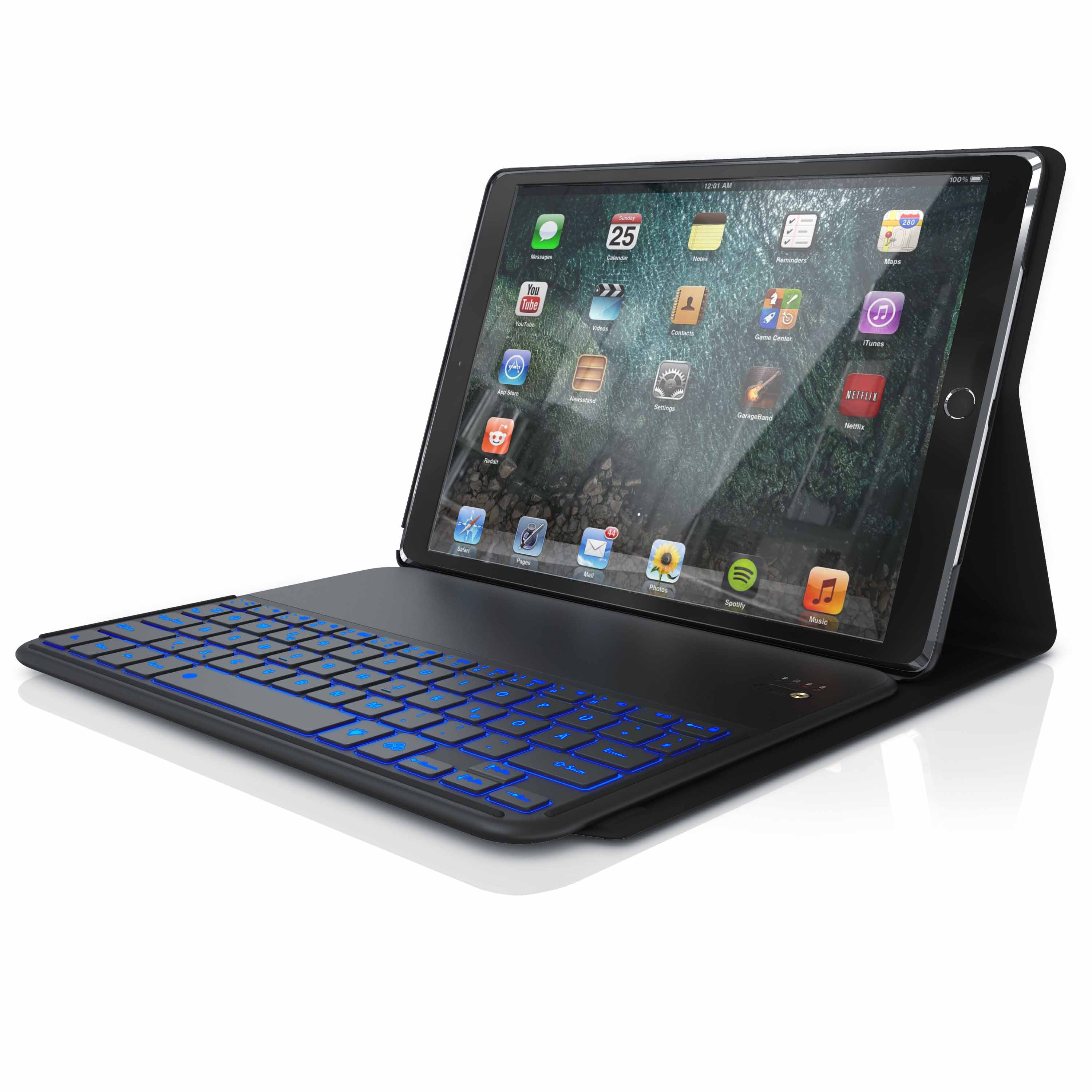 Aplic Bluetooth Tastatur inkl. Kunstledercase für iPad Pro 10,5