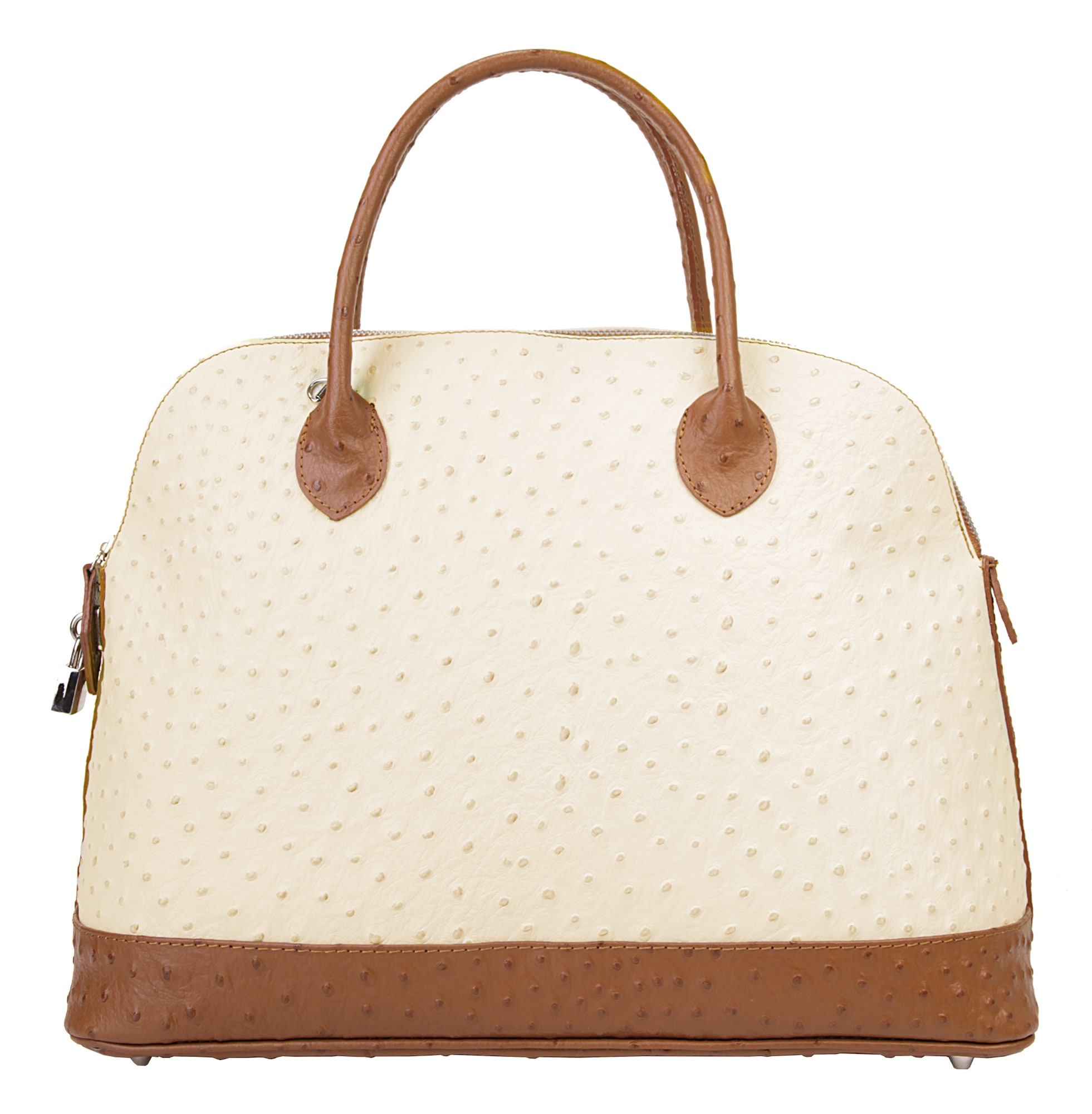Samantha Look Henkeltasche, echt Leder, Made in Italy