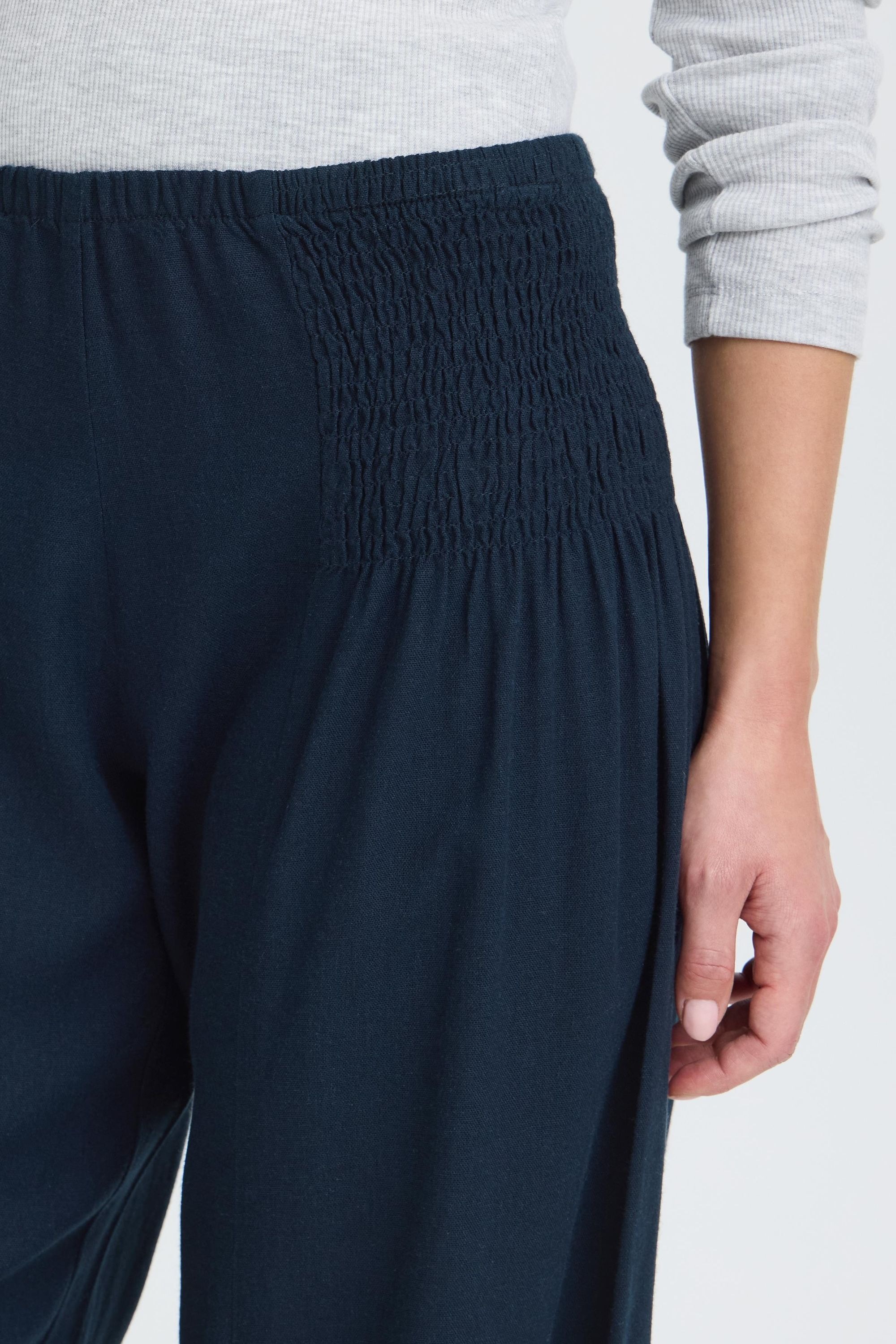 OXMO Loungehose »Loungehose OXNInna Linen Mix Relaxed Fit«