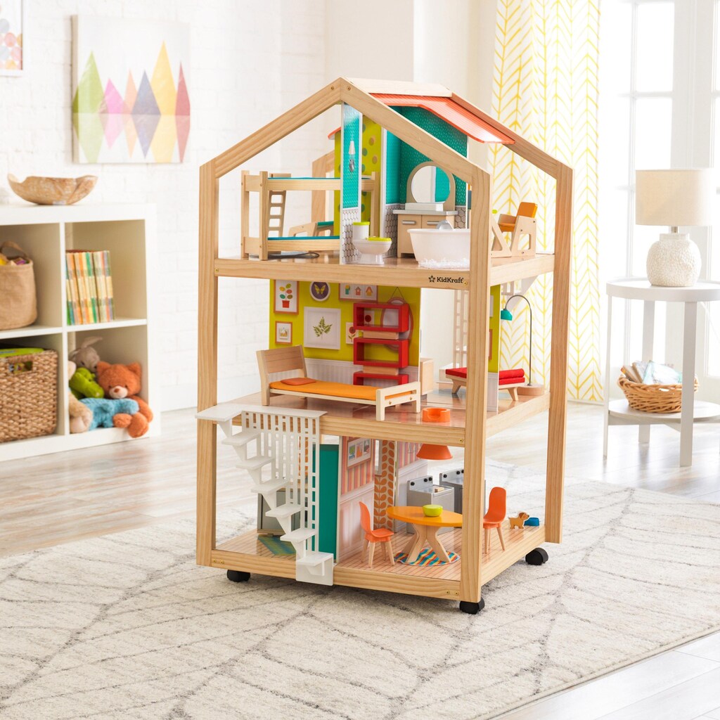 KidKraft® Puppenhaus »Stylish Mansion mit EZ Kraft Assembly™«