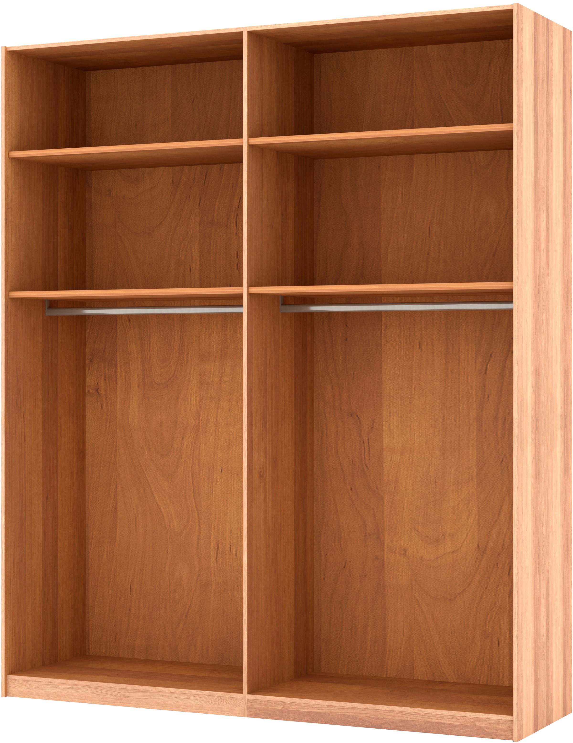 Musterring Schwebetürenschrank »Sorrent, Kleiderschrank, Schrank, Schiebetüren«, (Teilmassiv Eiche, MADE IN GERMANY), Türen in Eiche massiv mit Kassetten-Optik, verschiedene Maße verfügbar