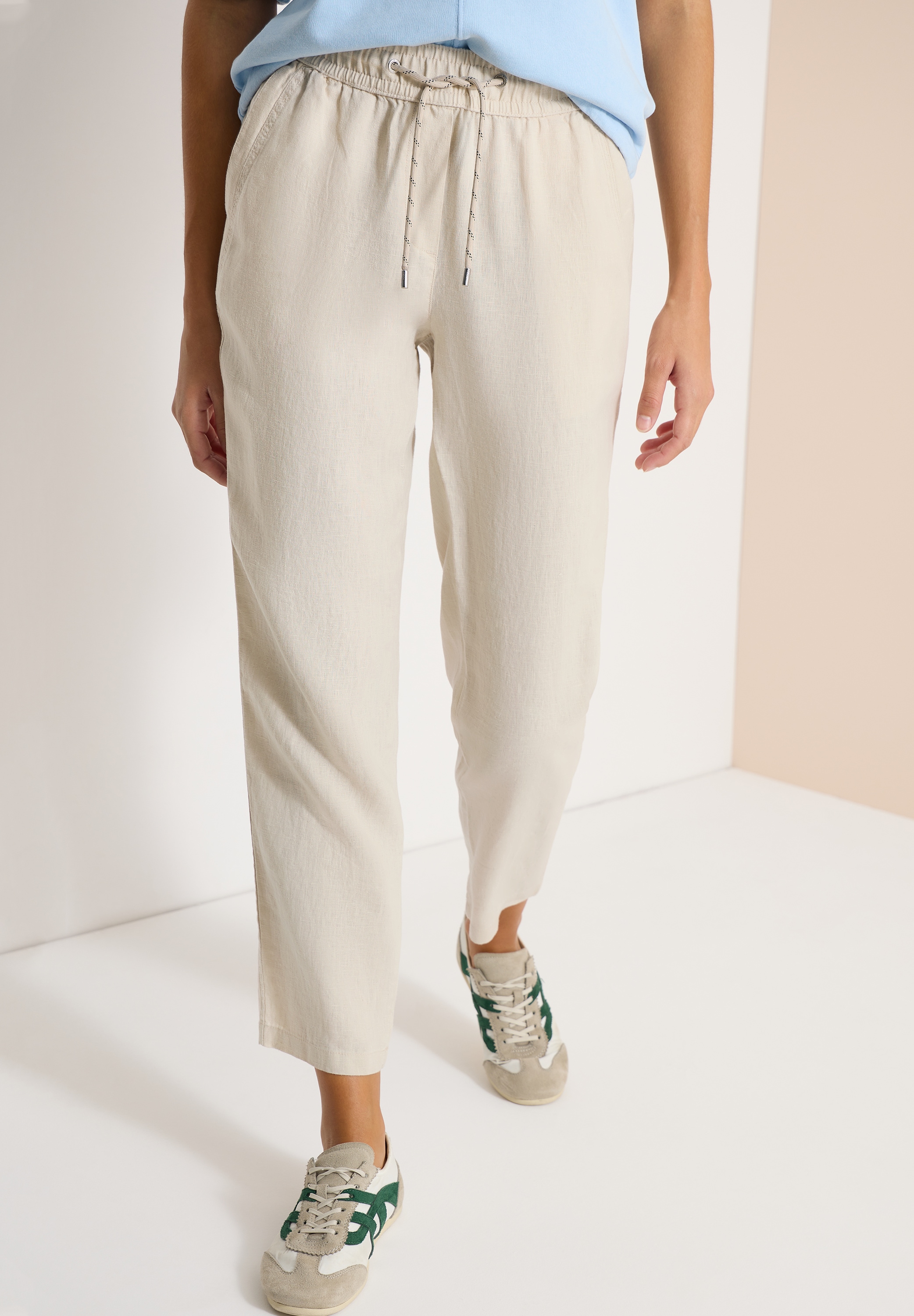 Cecil Stoffhose »Style Tracey«  im Casual Fit und aus Leinen