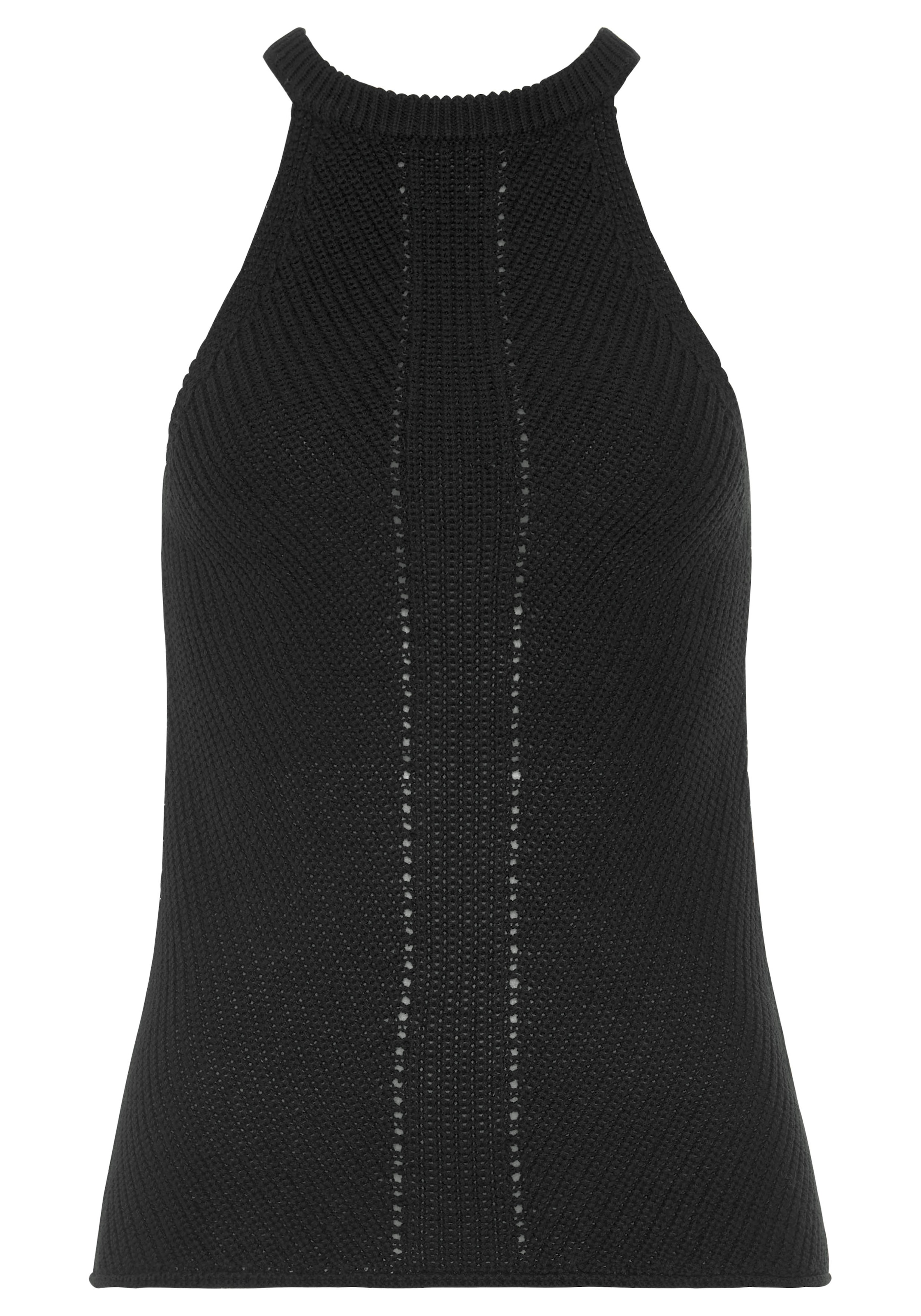 HECHTER PARIS Stricktop, mit Neckholder - NEUE KOLLEKTION