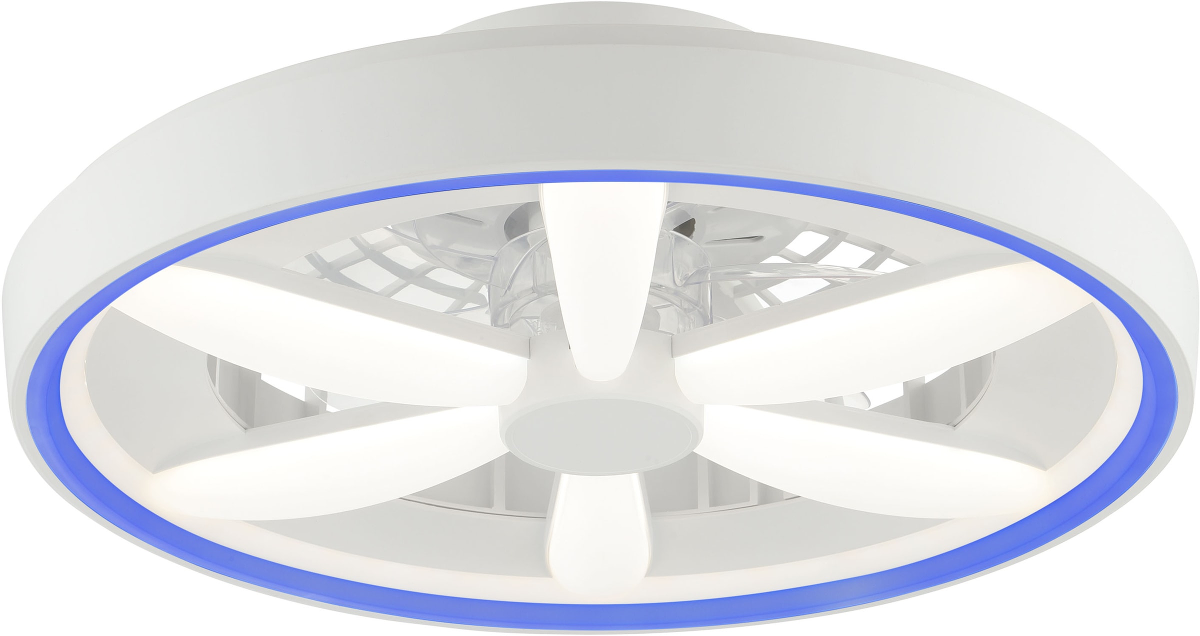 Hanseatic LED Deckenleuchte »DLV2205« LED-Modul 1 Stk. RGB | warmweiß - kaltweiß LED Ventilator, Ø 48 cm, 6400 lm, dimmbar, Fernbedienung