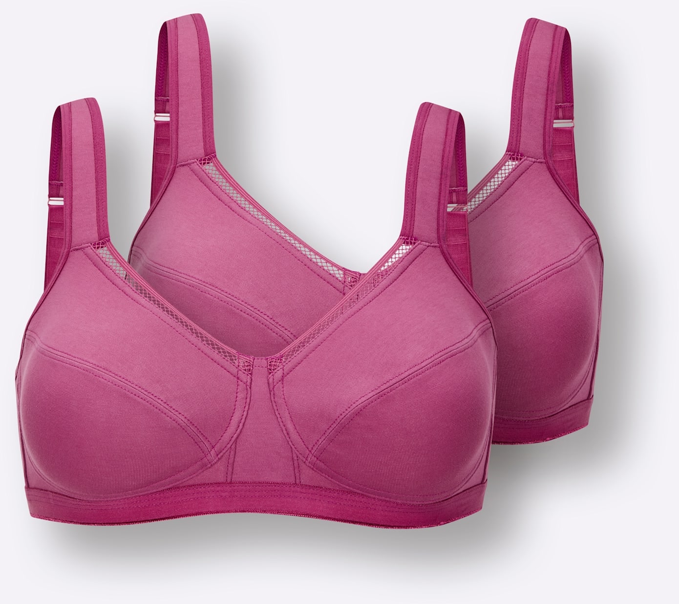 wäschepur Bügelloser BH 2-Stück-Packung, 2 tlg.