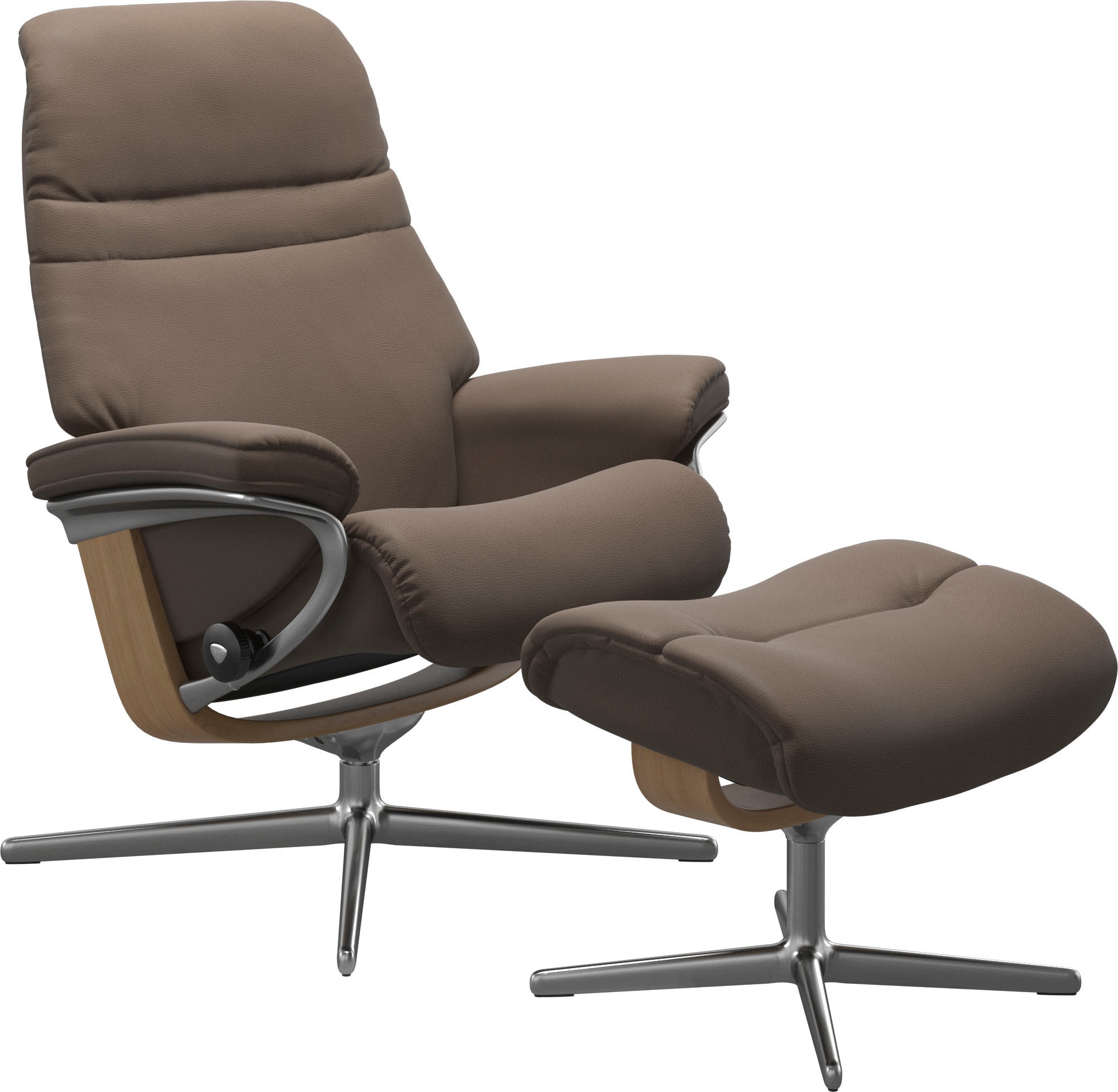 Stressless® Relaxsessel »Sunrise« mit Cross Base, Größe S, M & L, Holzakzent Eiche
