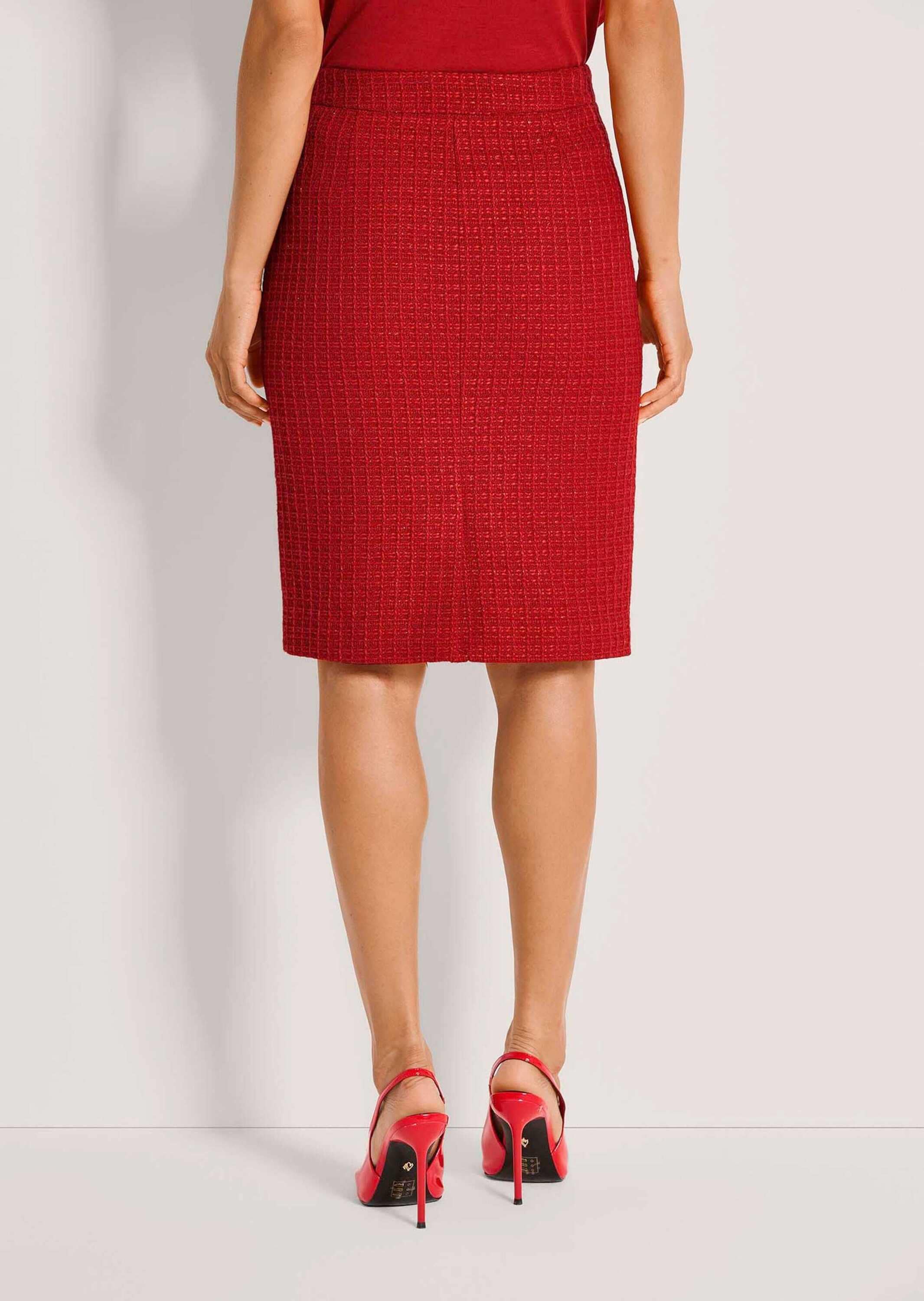 MADELEINE Sommerrock »Rock Schlanker Bleistift-Rock mit Glanz-Akzenten«