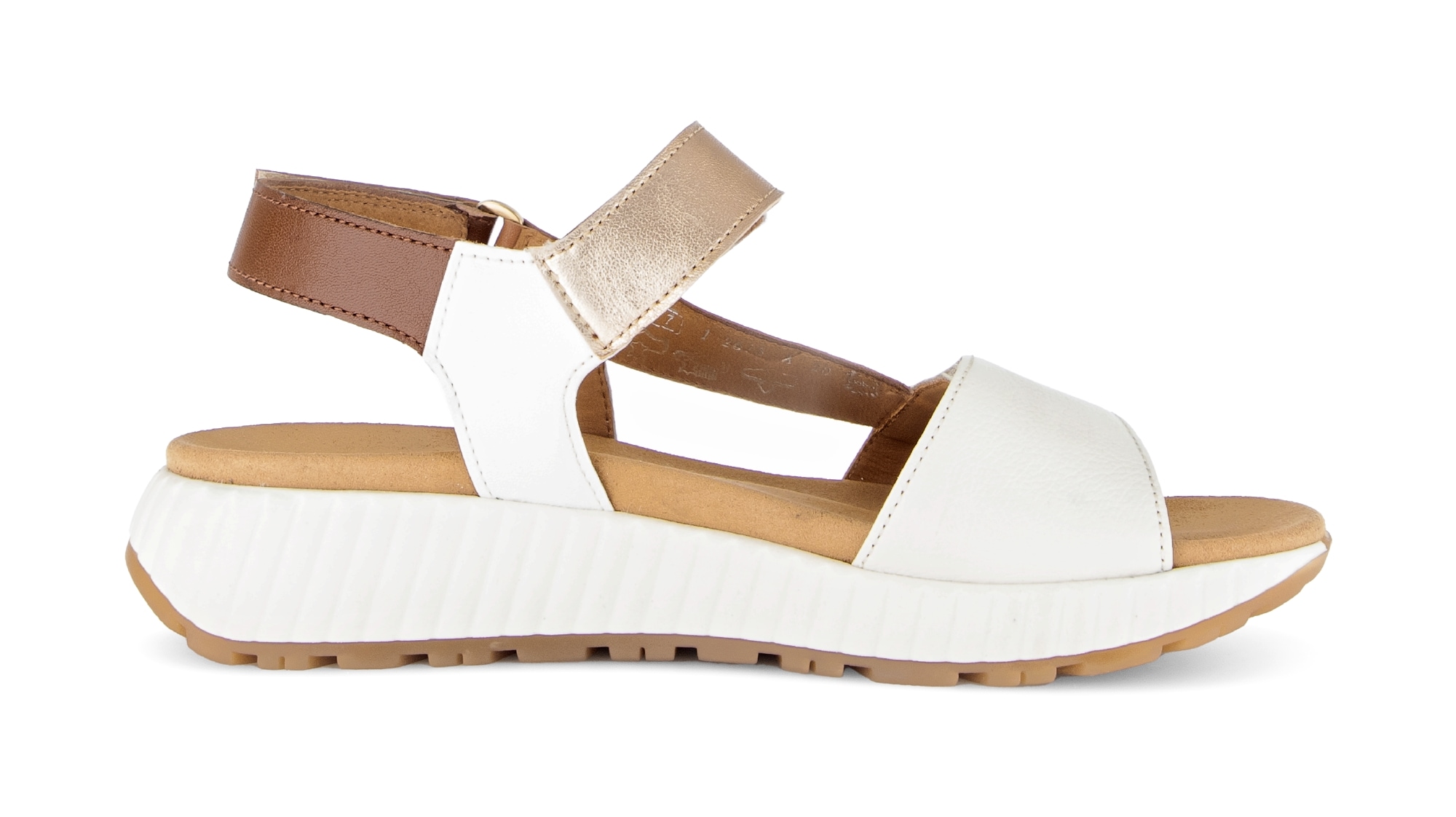 Gabor Keilsandalette  Riemchensandale, Sommerschuh mit edlem Schmuckelement