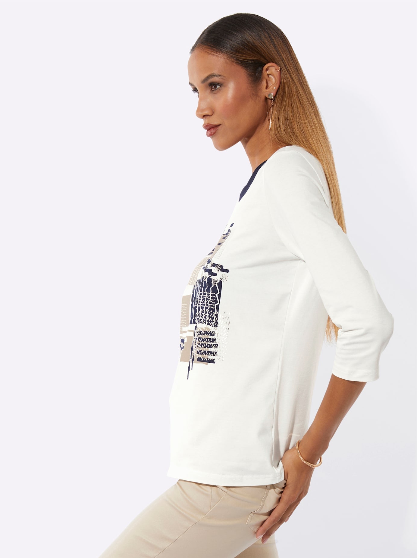creation L 3/4-Arm-Shirt »Shirt« 1 tlg.