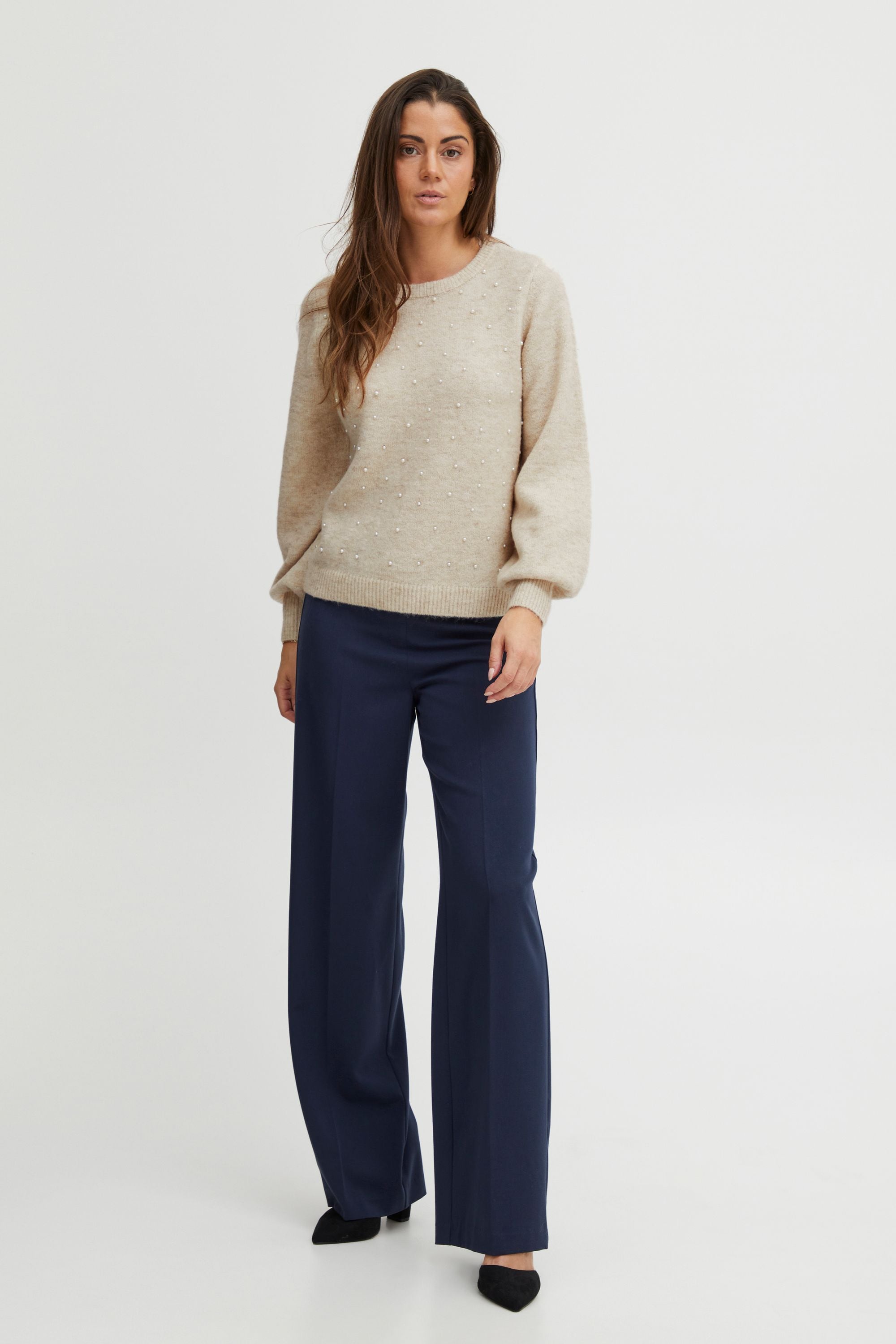 fransa Strickfleece-Pullover »Strickpullover FRSophy«