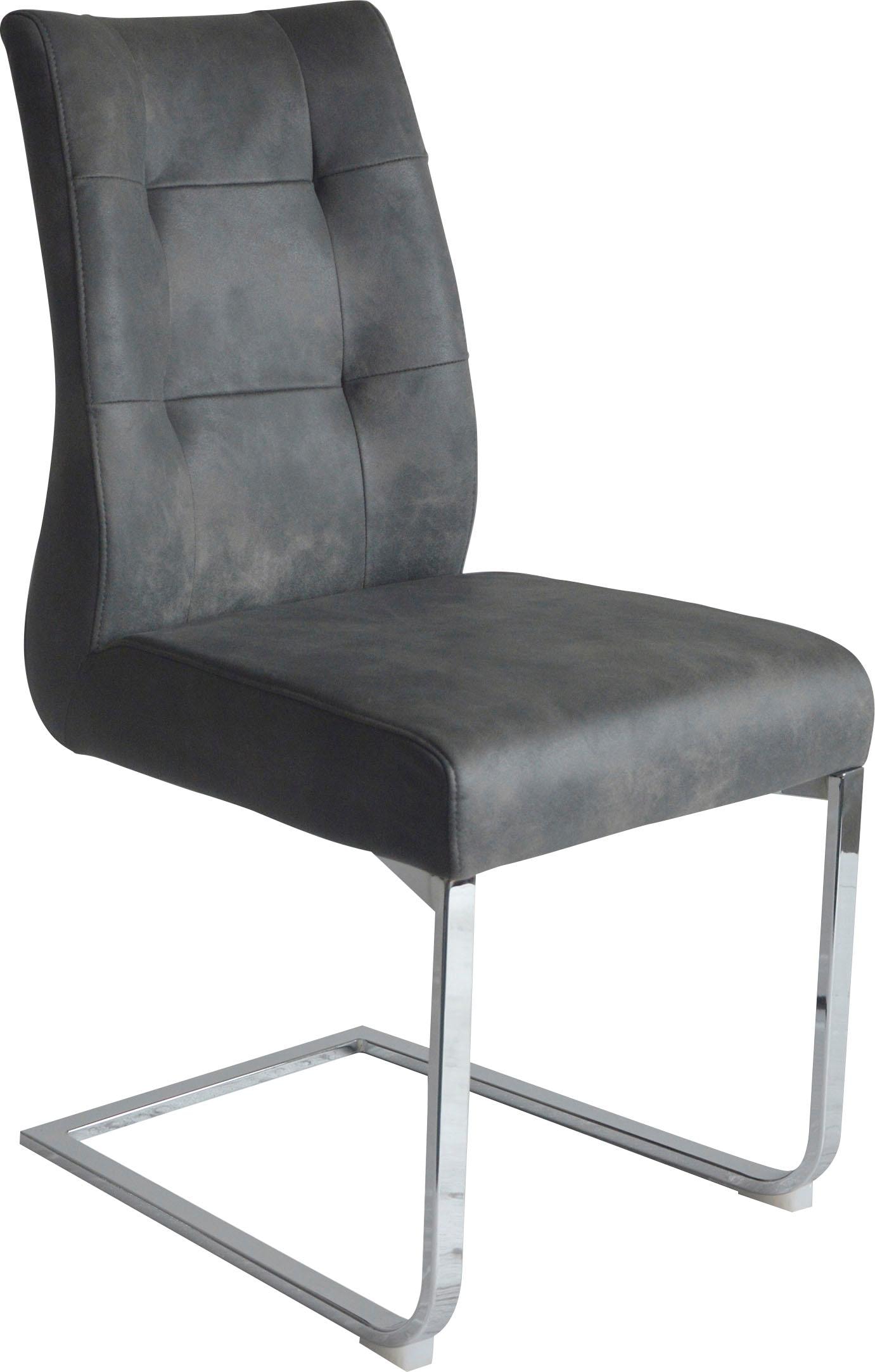 Homexperts Esszimmerstuhl »Maria«, (Set), 2 St., Microfaser VINTAGE, Bezug in Microfaser-Vintage, Belastbarkeit bis 150 kg