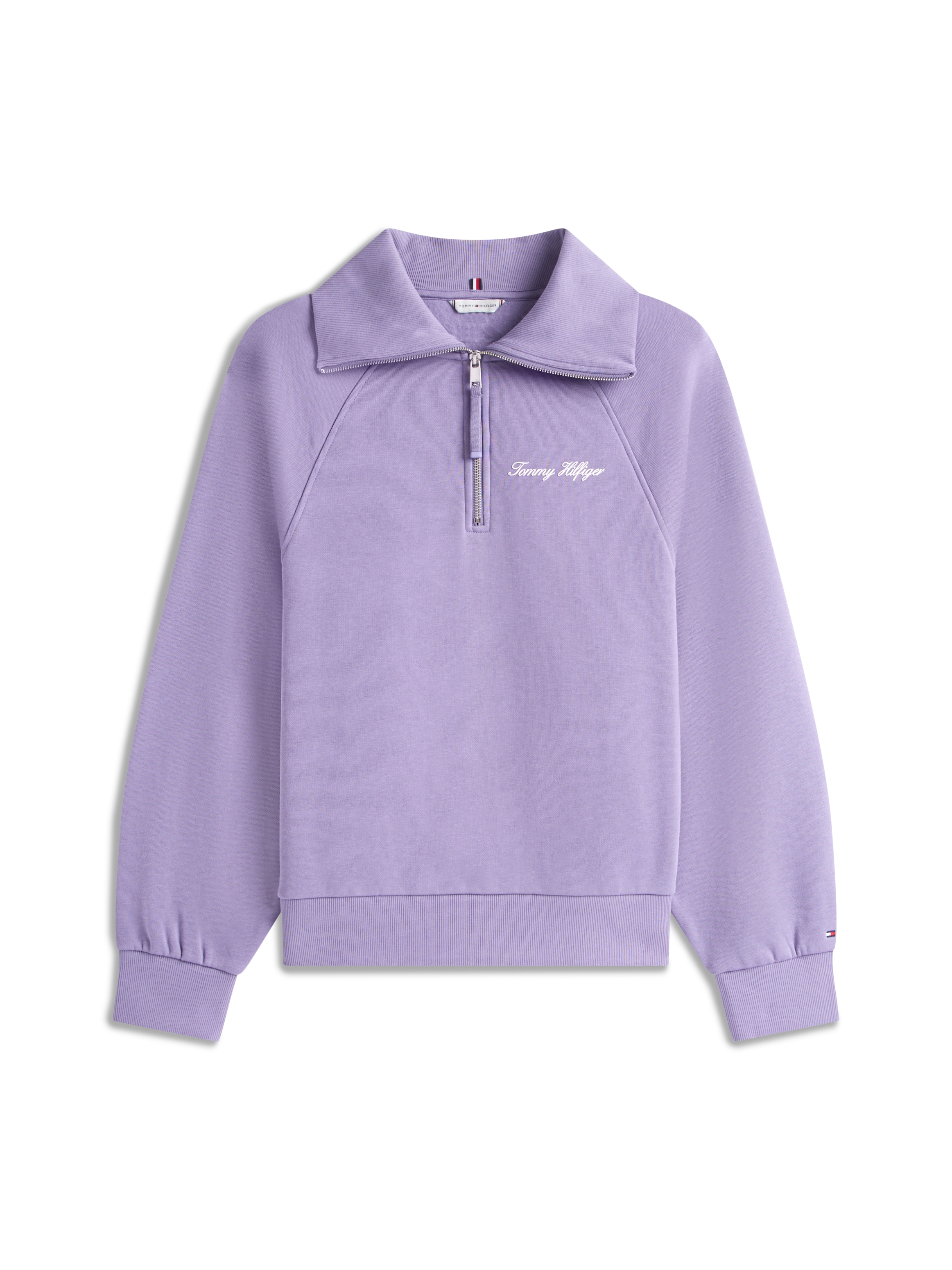 Tommy Hilfiger Curve Sweatshirt »CRV CLASSIC SCRIPT FLEECE 1/2ZIP«, in großen Größen