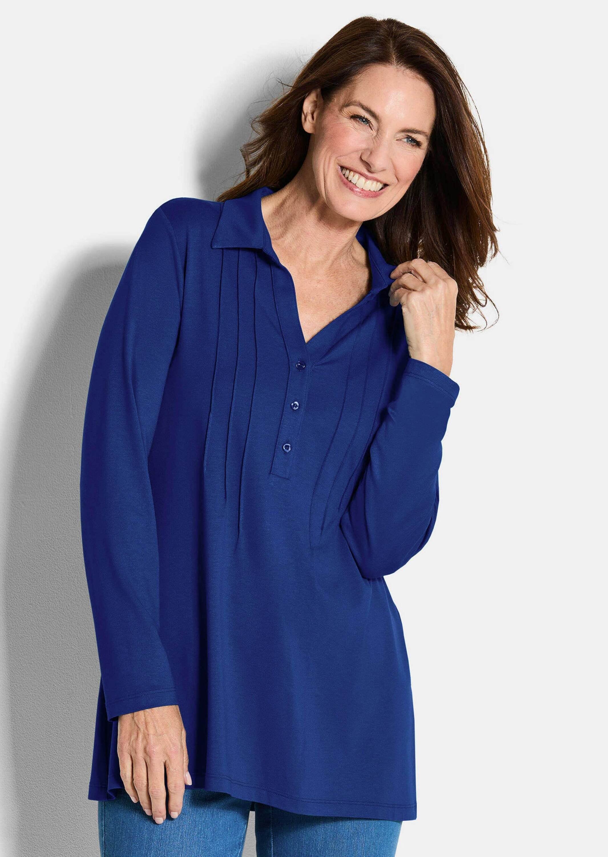 GOLDNER Langarmshirt »Tunika aus Viskose-Jersey«