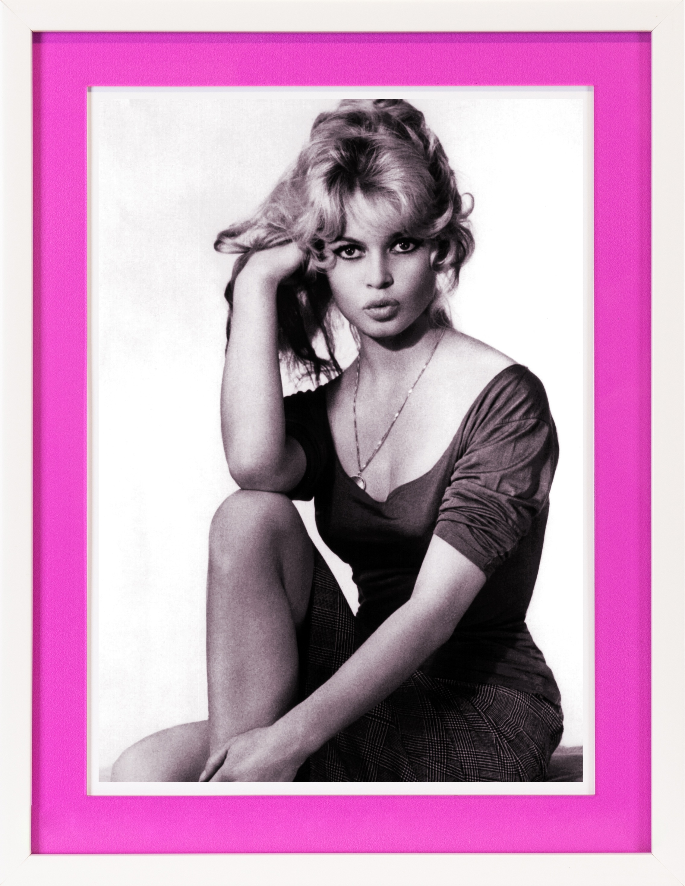 queence Bild mit Rahmen »Brigitte Bardot« Bilder von Frauen | Film | Filmfiguren | Frau 1 Stk. tlg. Poster mit buntem Acrylglas Passepartout